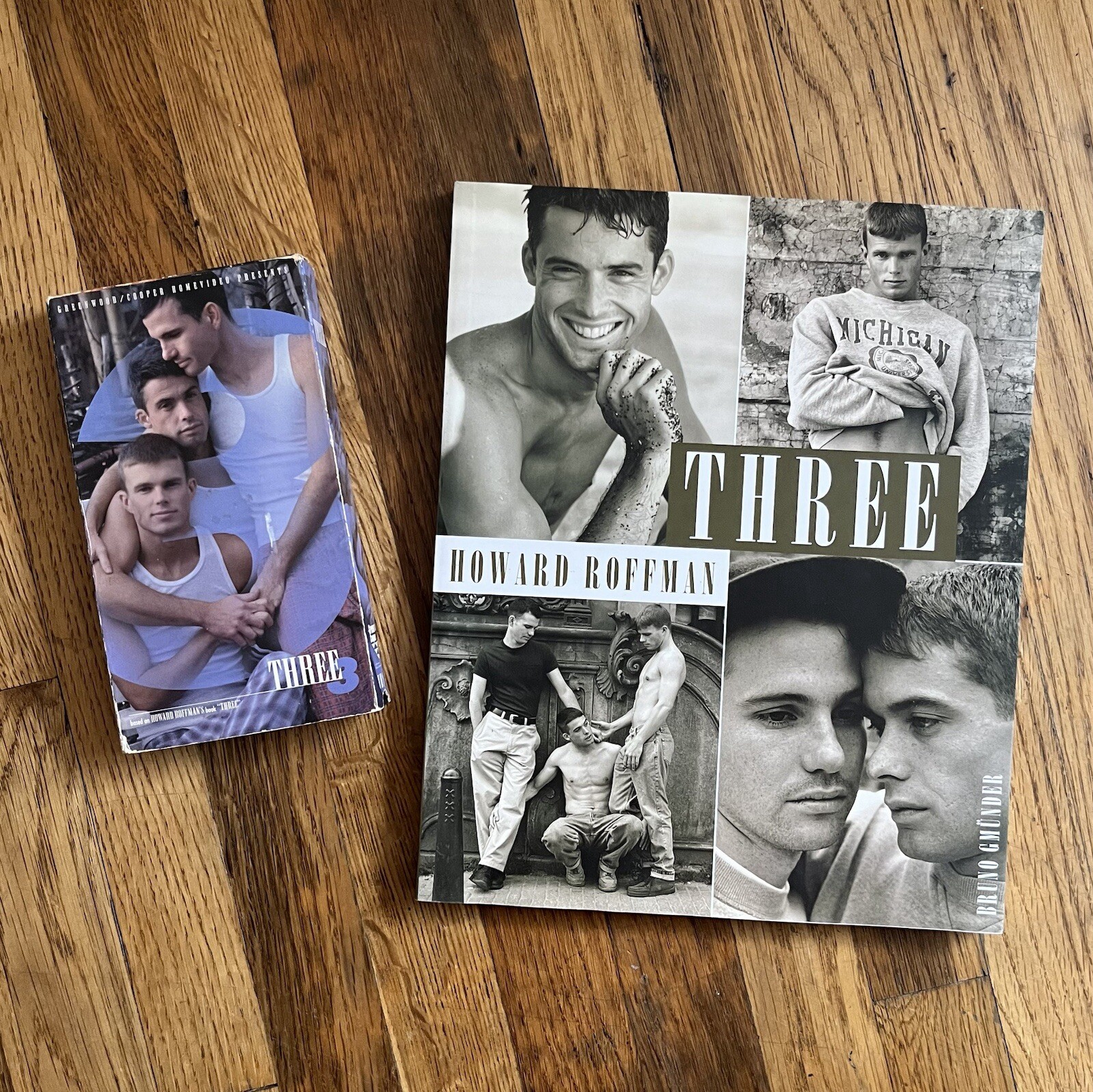 THREE by Howard Roffman 1997 & VHS Lot Documentary Erotic Photography Gay Art