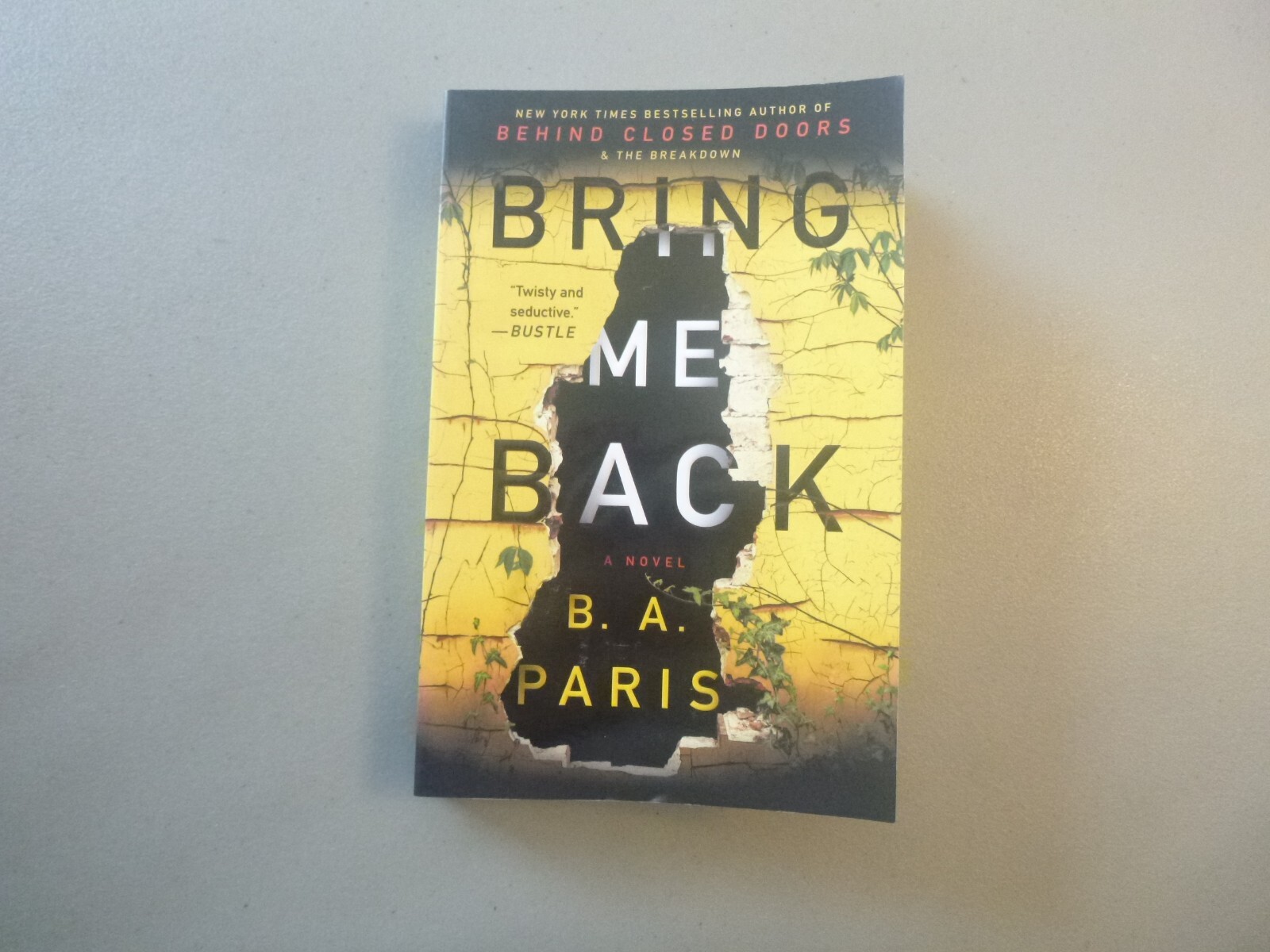 Bring Me Back by B.A. Paris