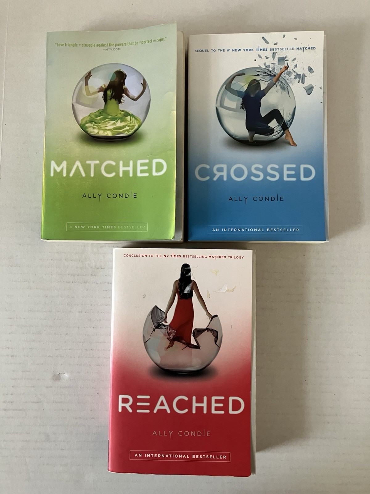 Ally Condie Matched Trilogy Young Adult Fiction Novels Paperback