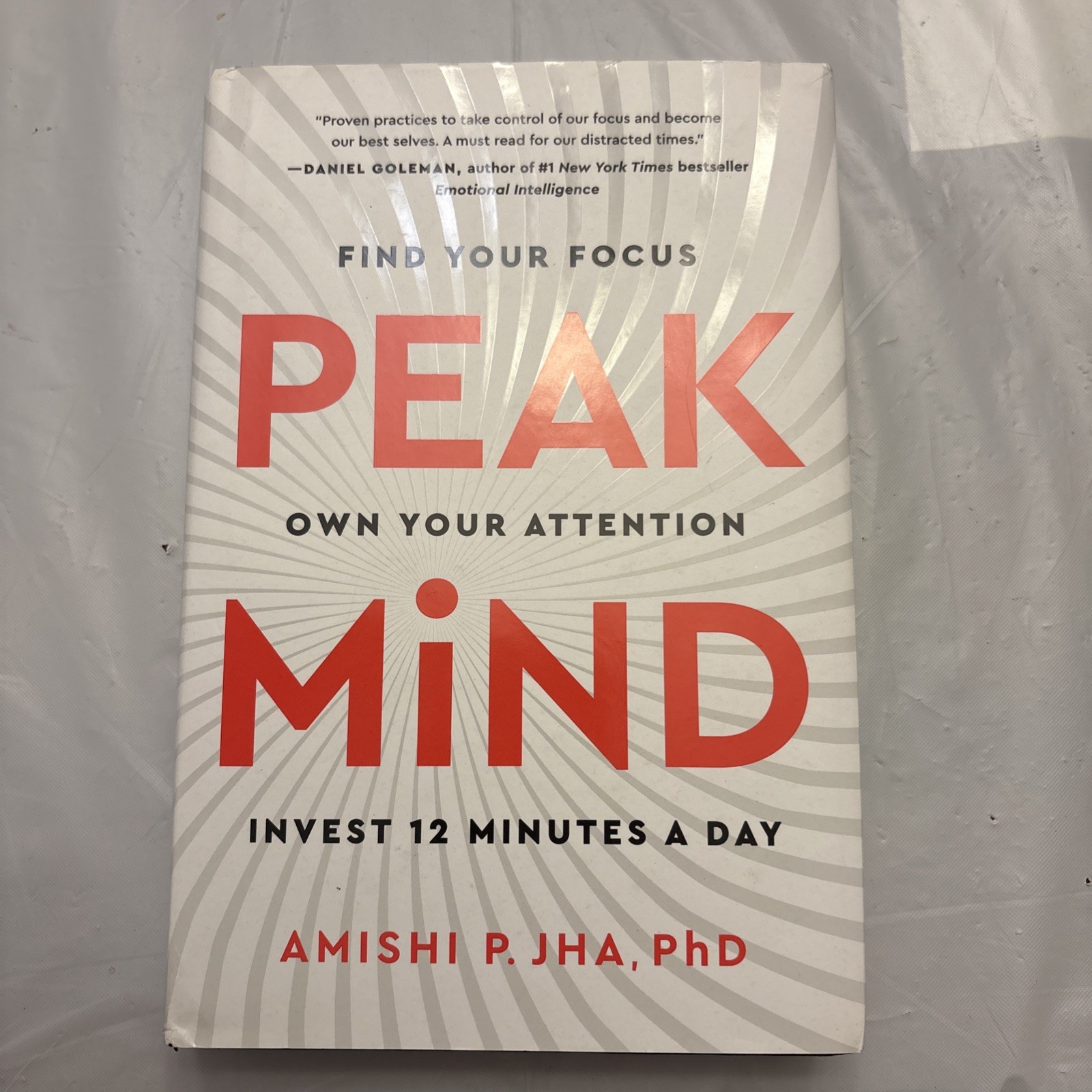 Peak Mind: Find Your Focus, Own Your Attention, Invest 12 M – VERY GOOD