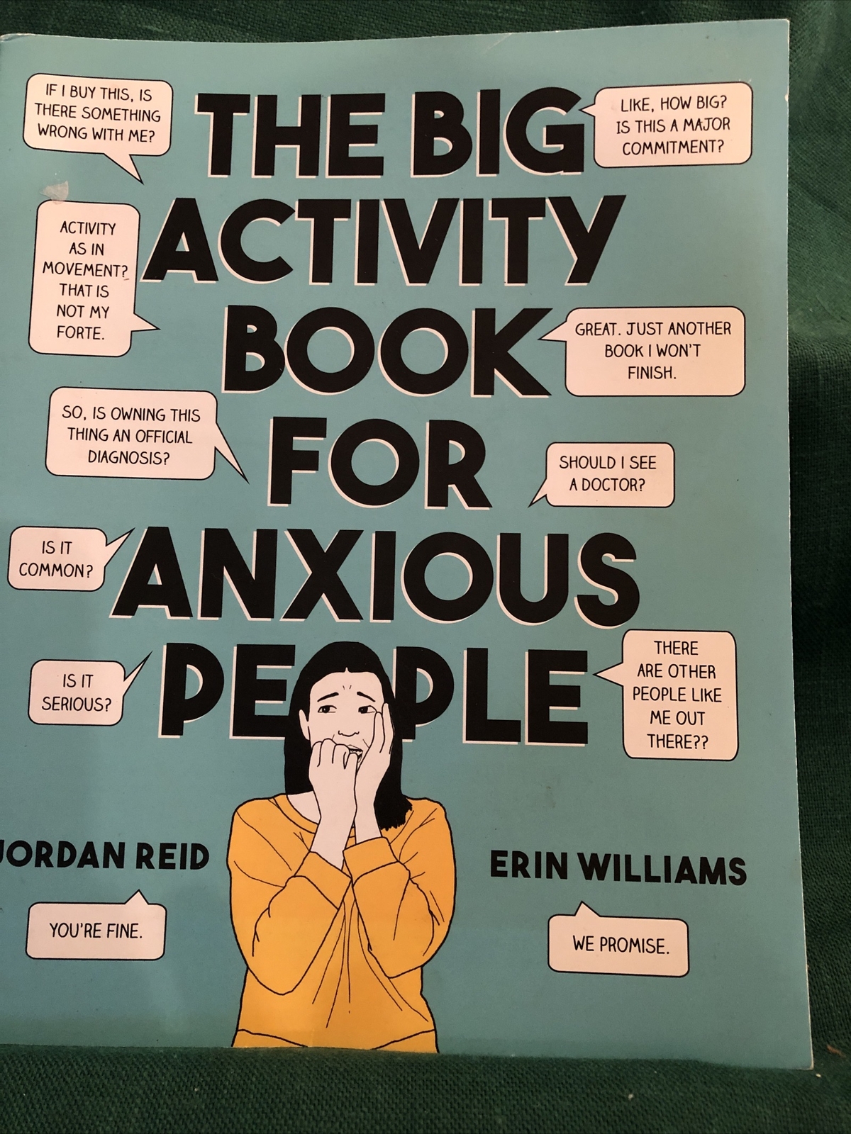 The Big Activity Book for Anxious People (Big Activity Book) by Reid, Jordan