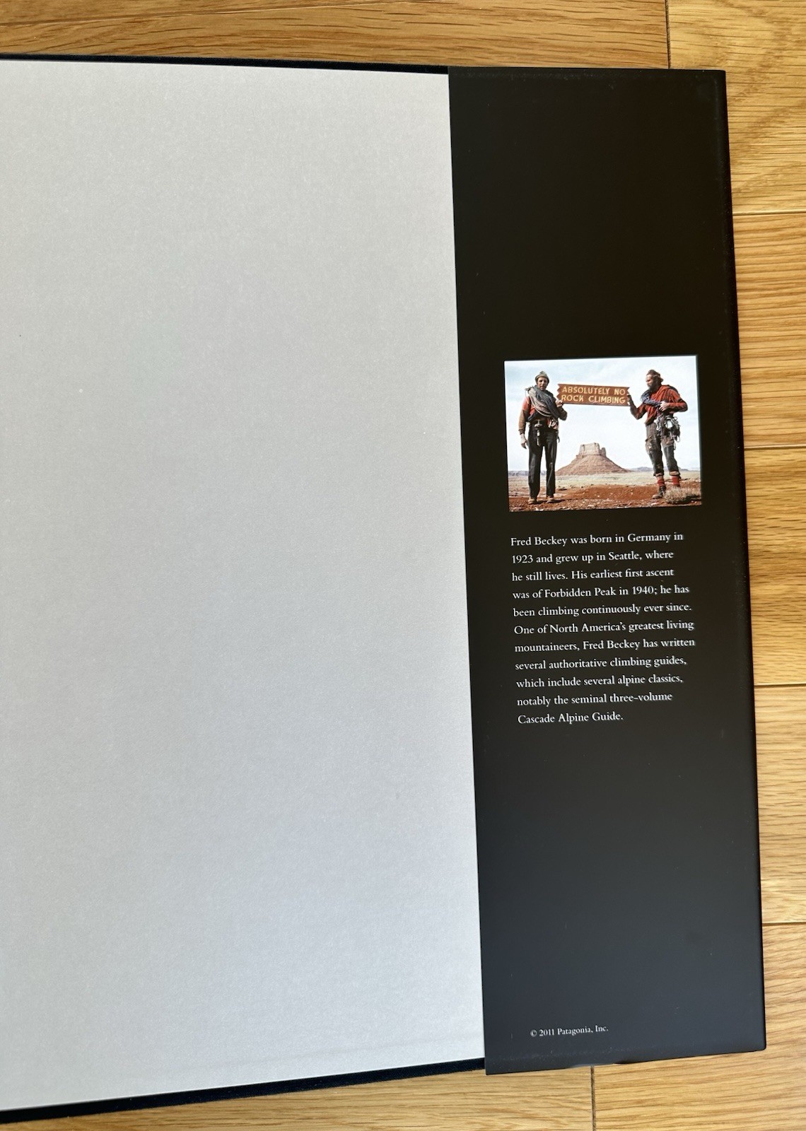 Fred Beckey – 100 Favorite North American Climbs – Patagonia Books – Signed #116