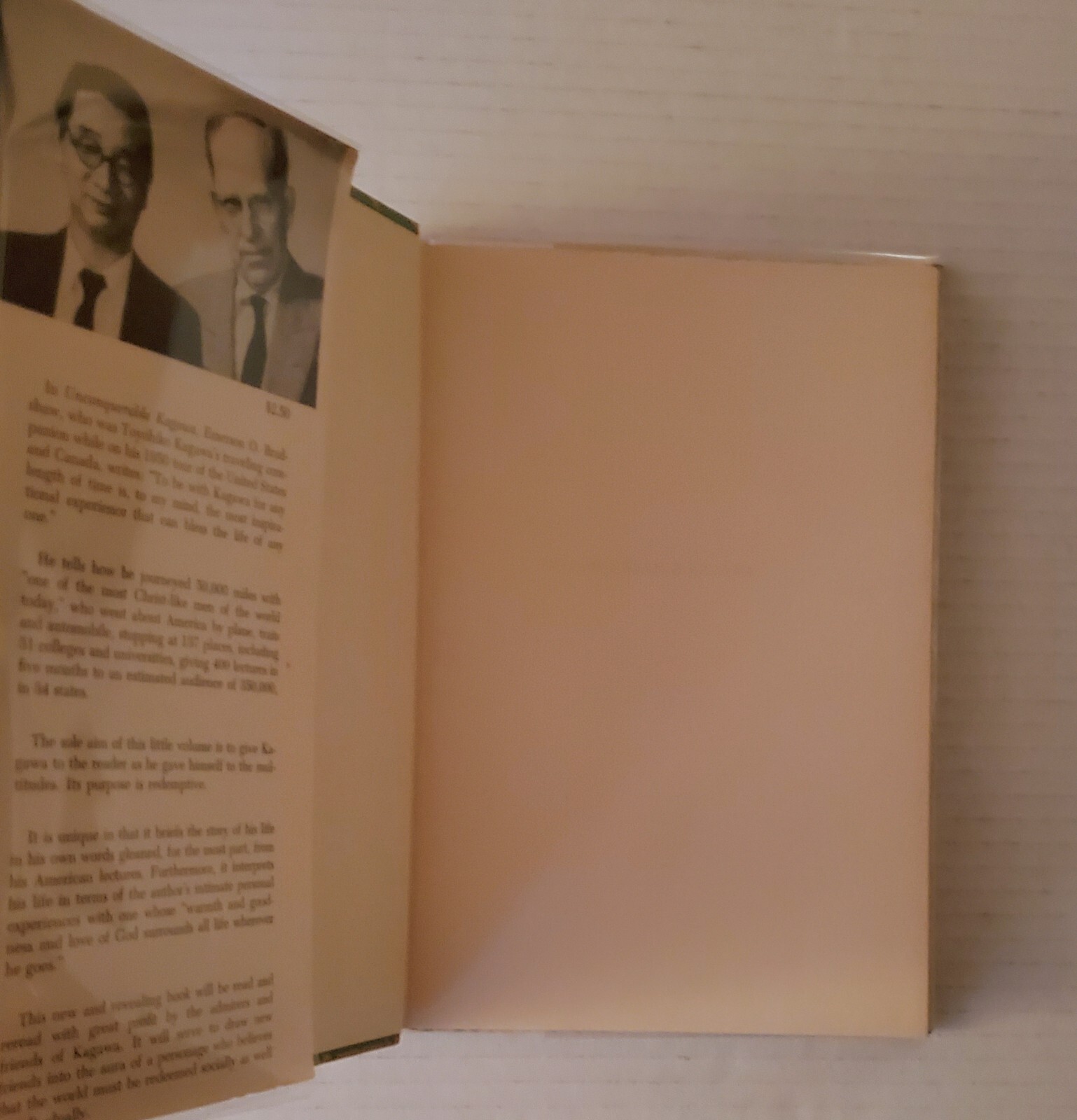Unconquerable Kagawa First Edition 1952 Intimate Details Emerson O. Bradshaw