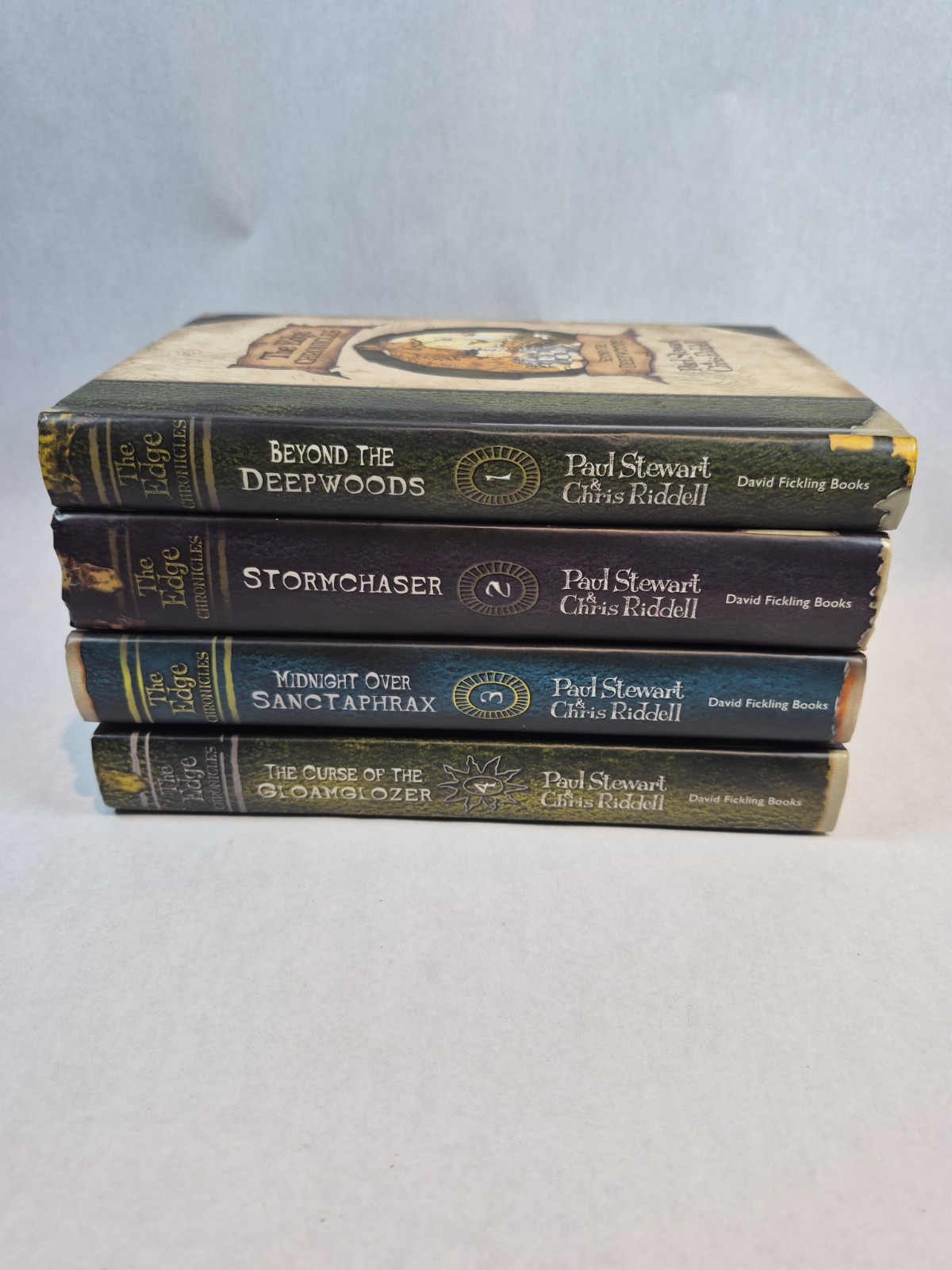 Lot of 4 – Hardcover Books of The Edge Chronicles 1-4 Paul Stewart Chris Riddell