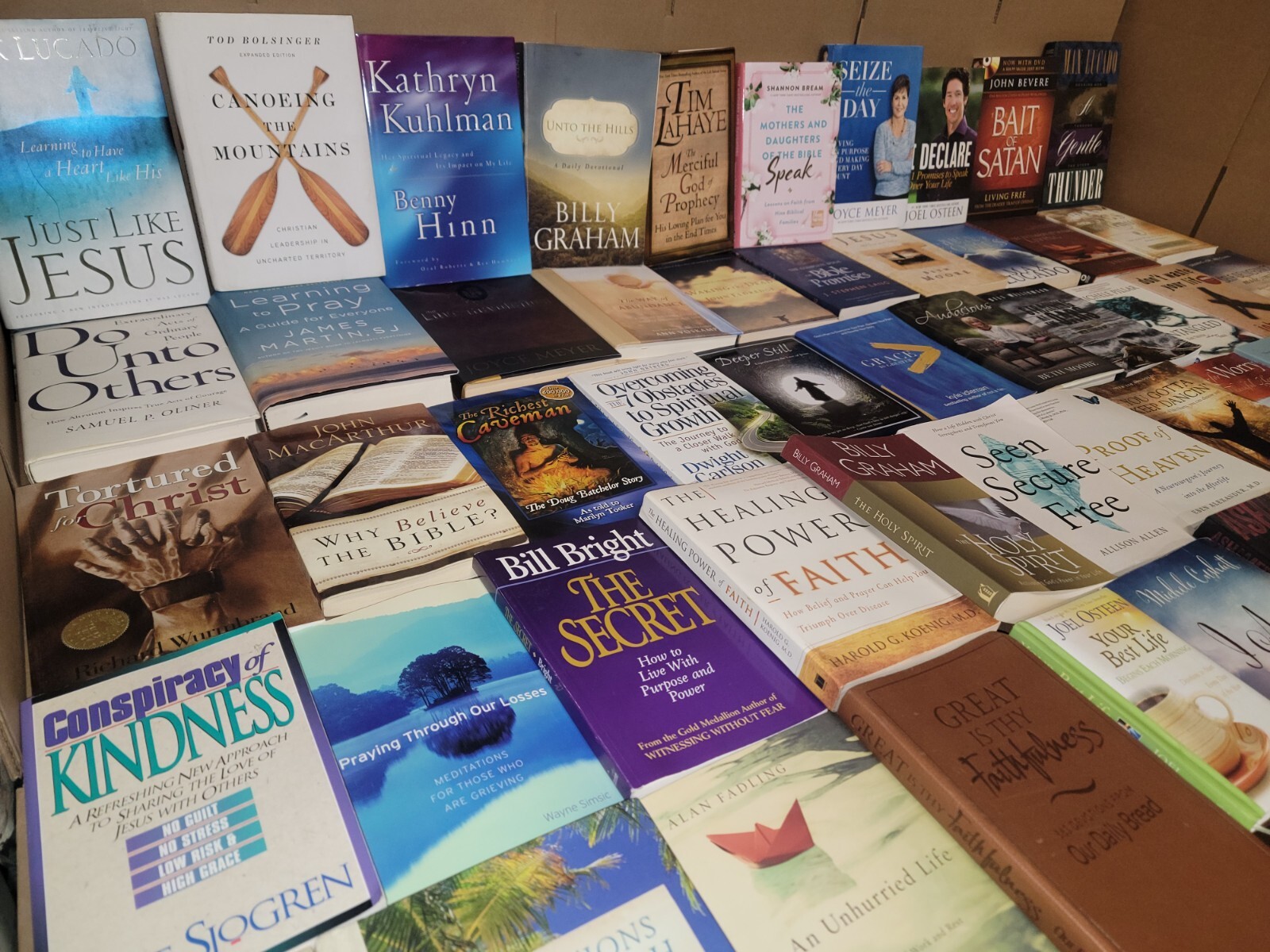 Lot of 10 Christian Prayer Sermon Christ Theology Meditation Books RANDOM*MIX