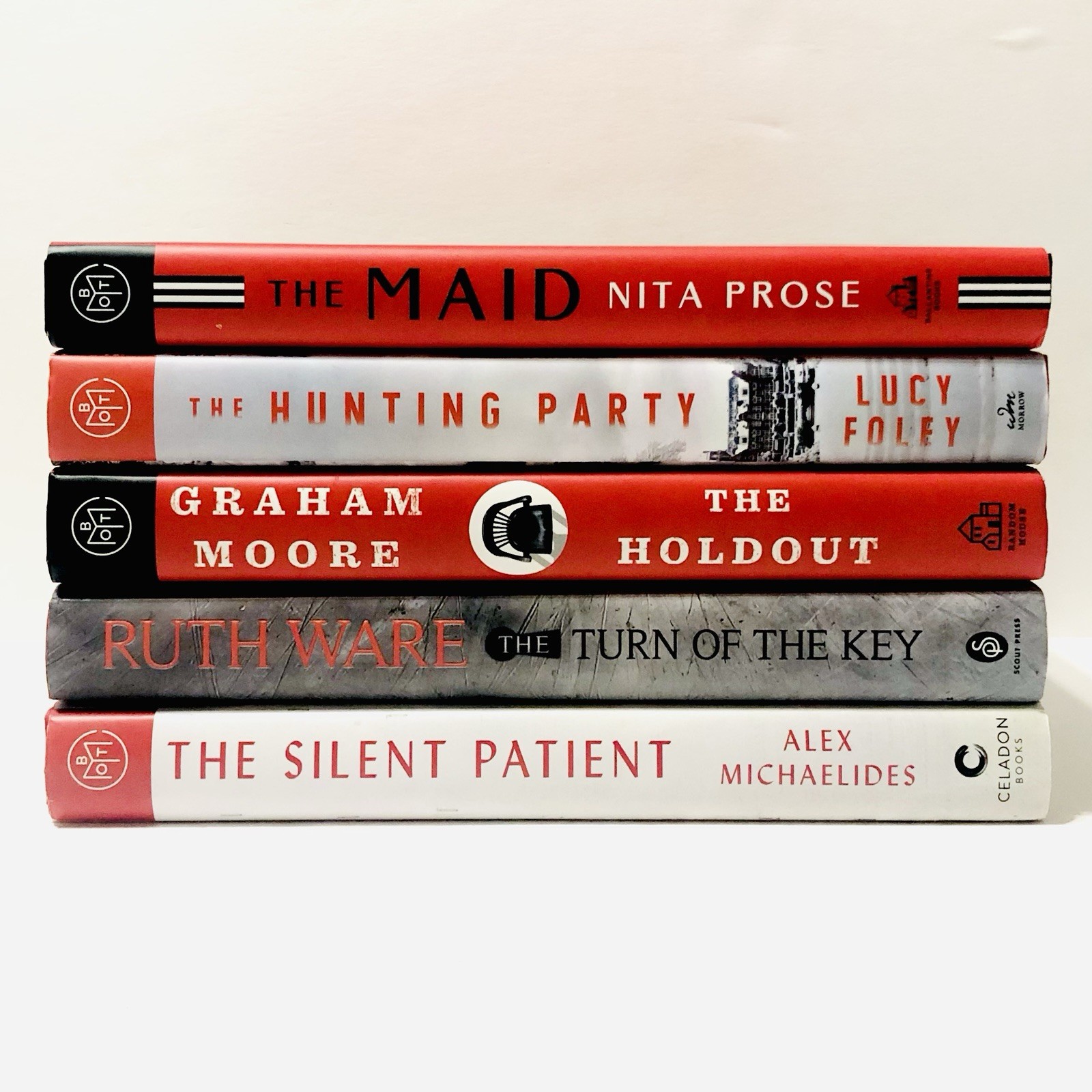 Book of the Month BOTM Hardcover Choose Your Title Fiction Thriller Bundle Lot