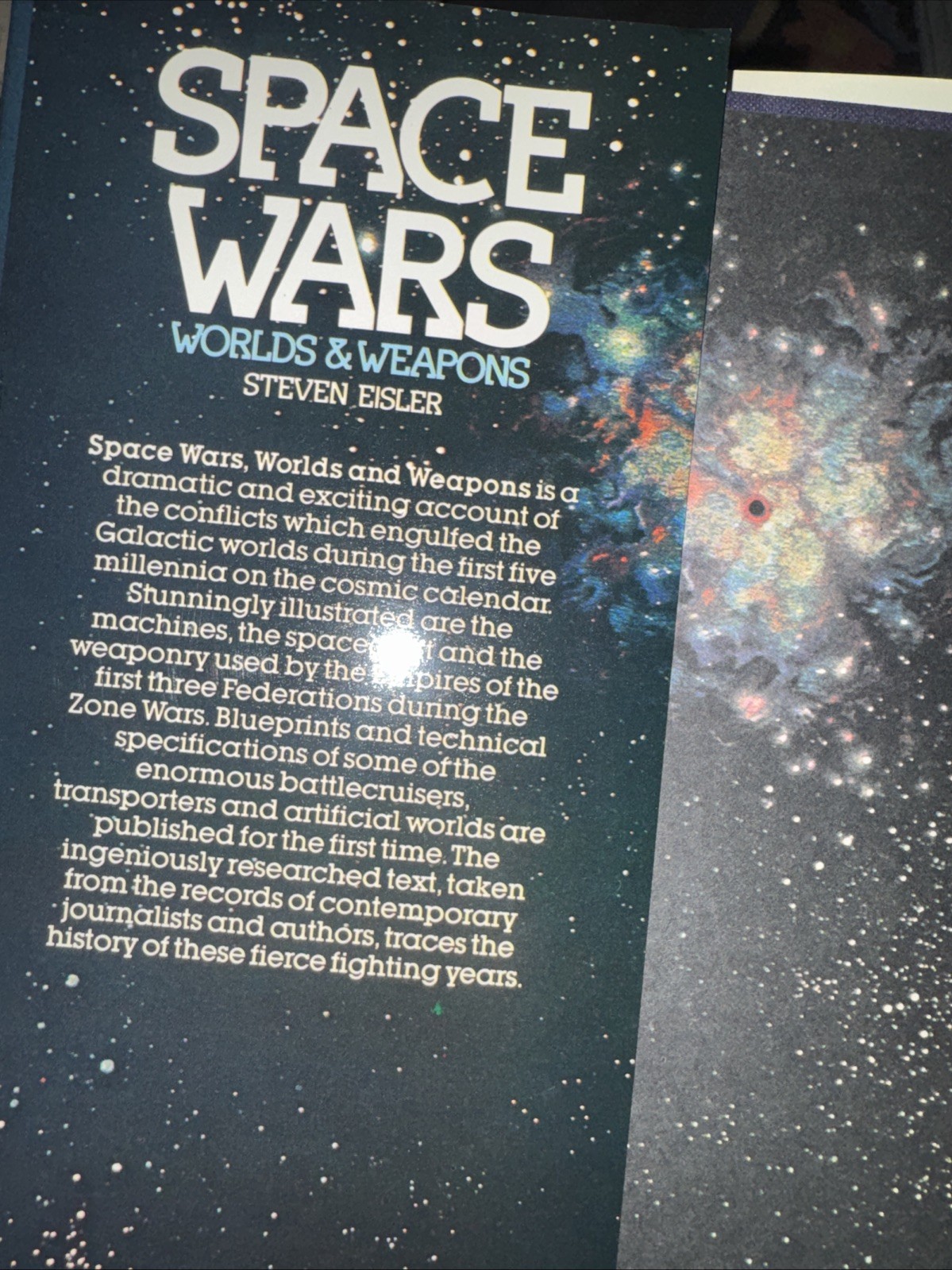 Space Wars Worlds & Weapons Steven Eisler 1979 First Edition Hardcover