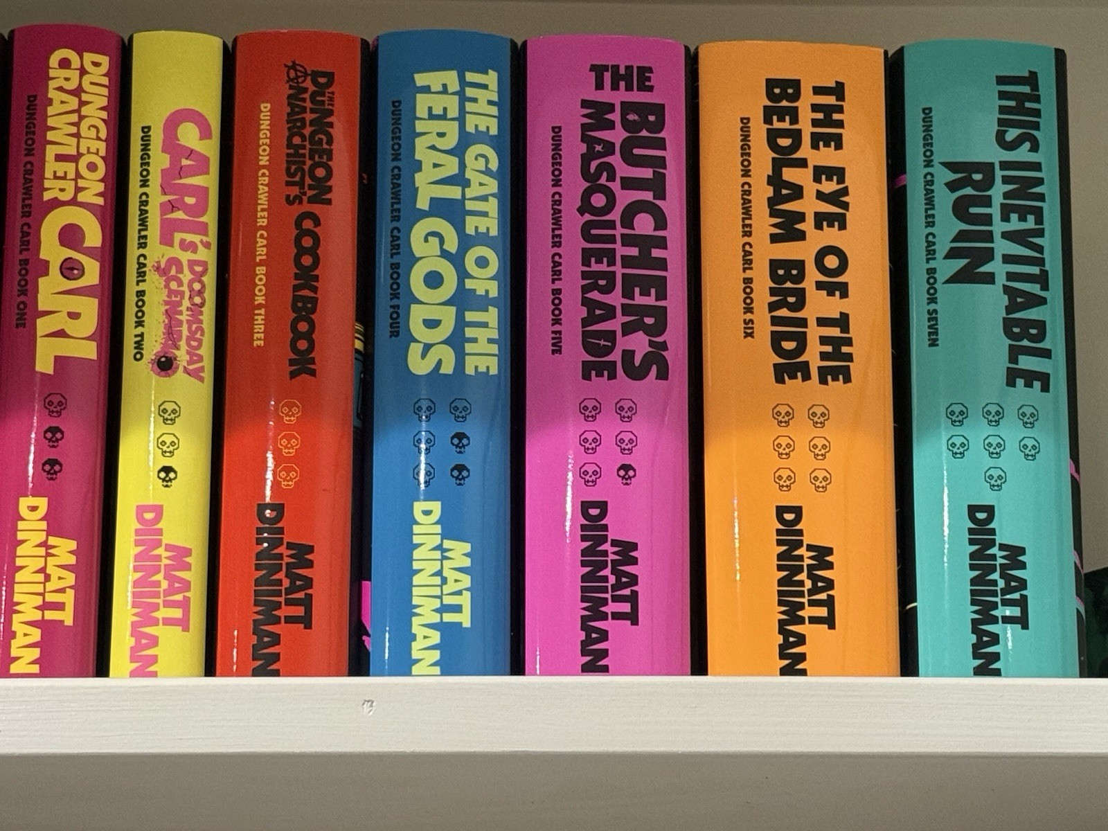 Dungeon Crawler Carl 1-7 Matt Dinniman Hardcover Set Complete 🍩 🐈