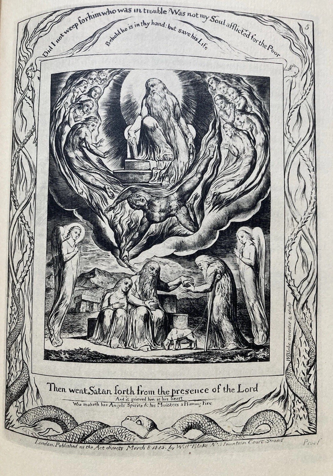 WILLIAM BLAKE THE BOOK OF JOB 22 ENGRAVINGS LETTERPRESS 1927 ART RELIGION BIBLE