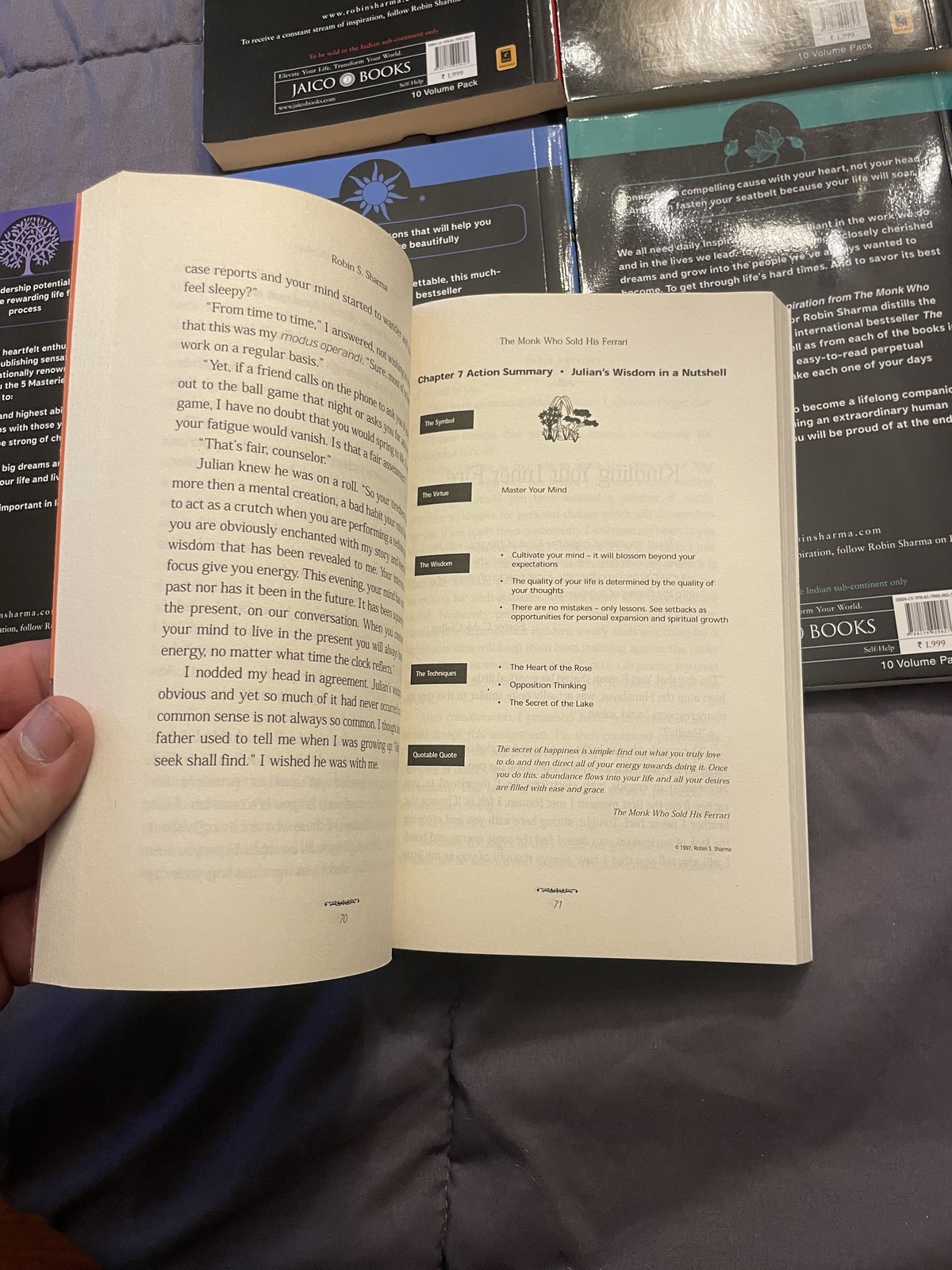 Robin Sharma Collector’s Edition 10 Volume Pack The Monk Who Sold His Ferrari