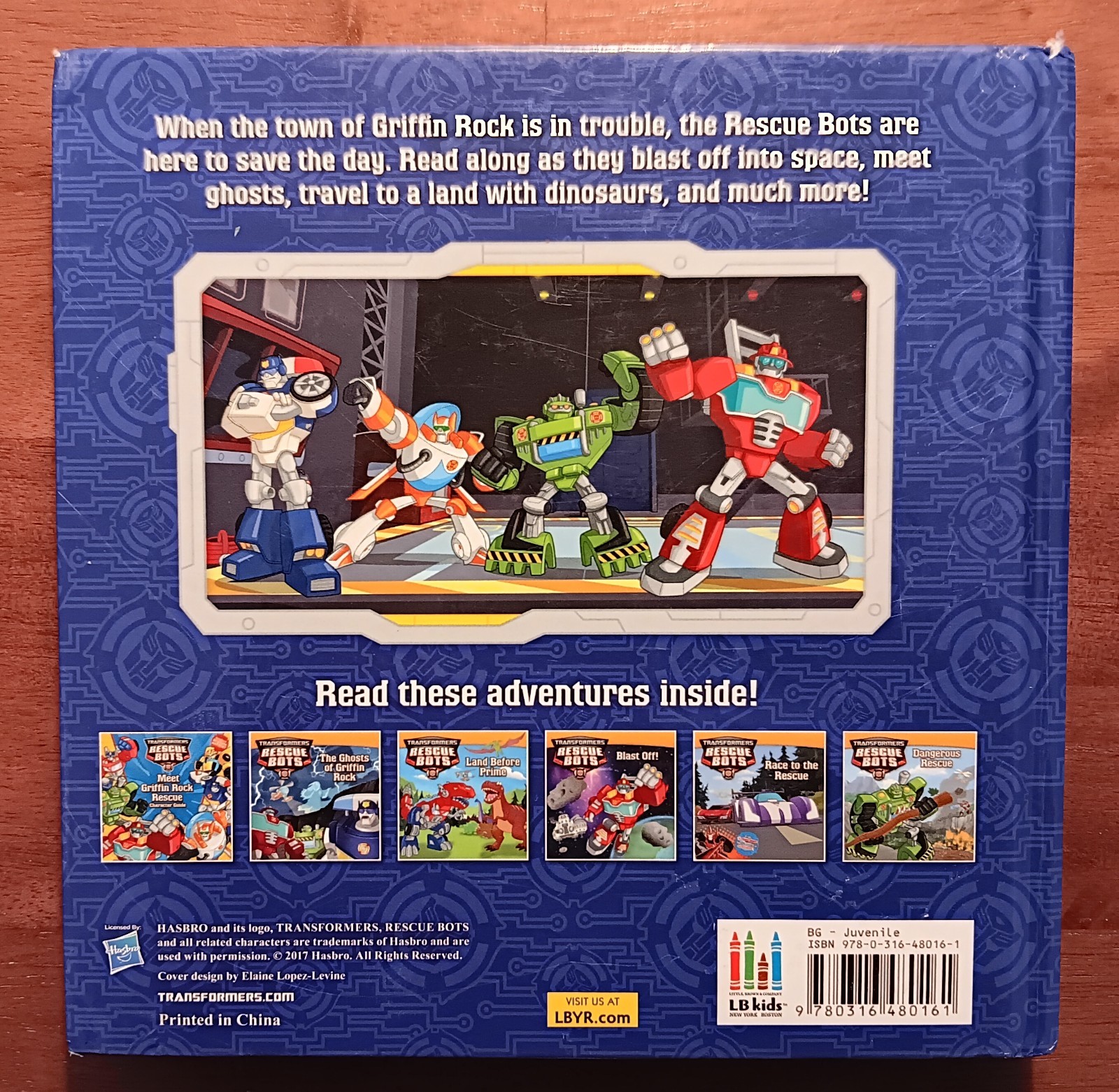 Transformers Rescue Bots Hero Tales Hardcover (LB kids, 2016) 6 Stories for Kids