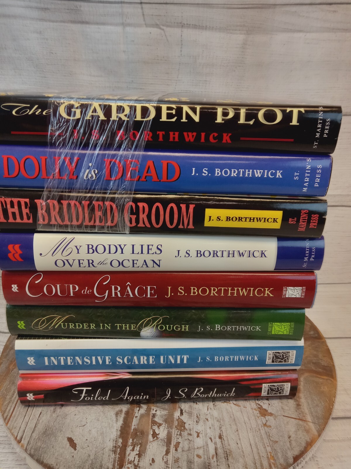 J S Borthwick Lot of 8 Sarah Deane & Alex McKenzie Mystery Series #6-13