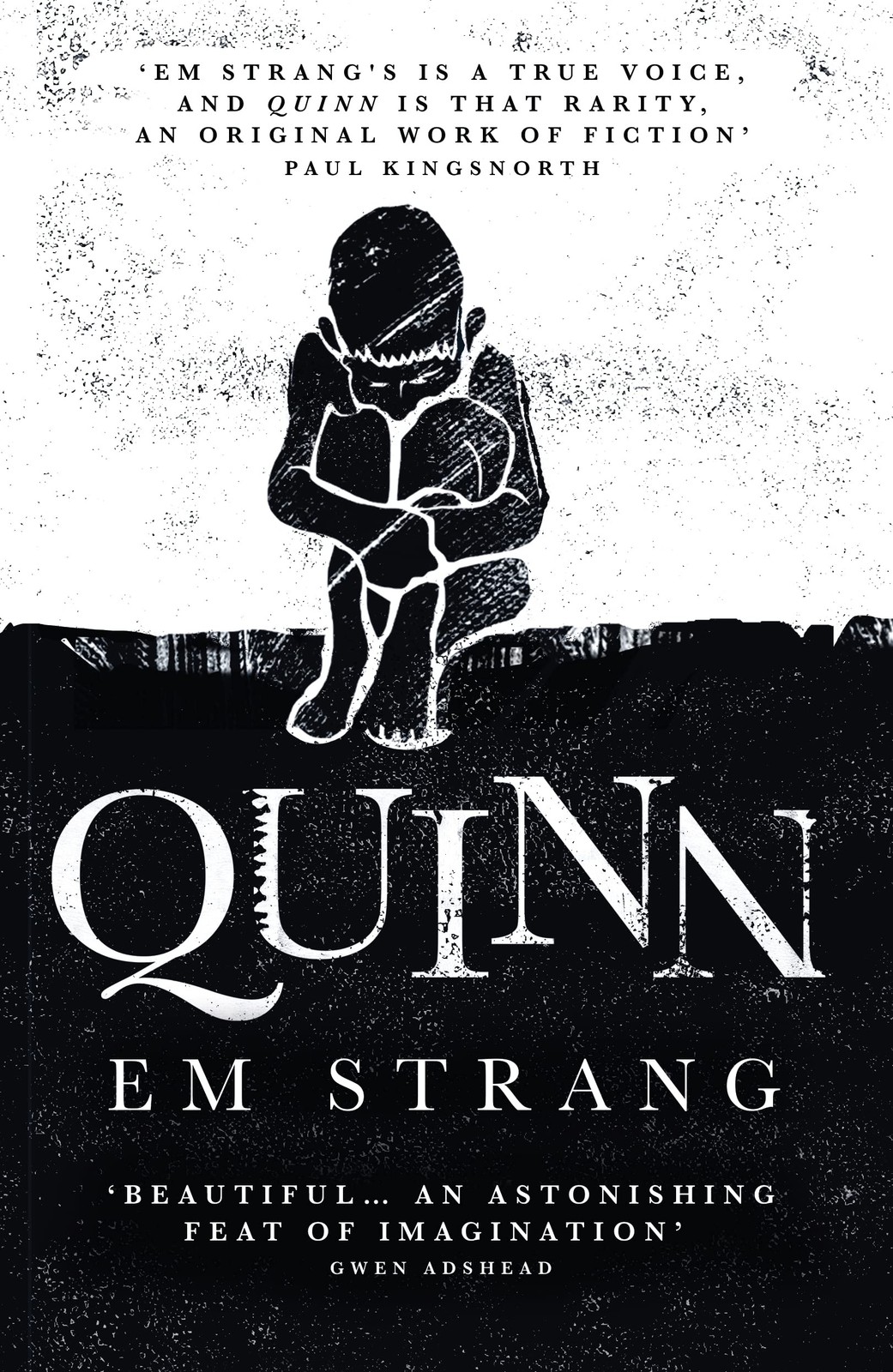 Quinn: ‘Hypnotically beautiful’ – Mark Haddon – hardcover Strang, Em