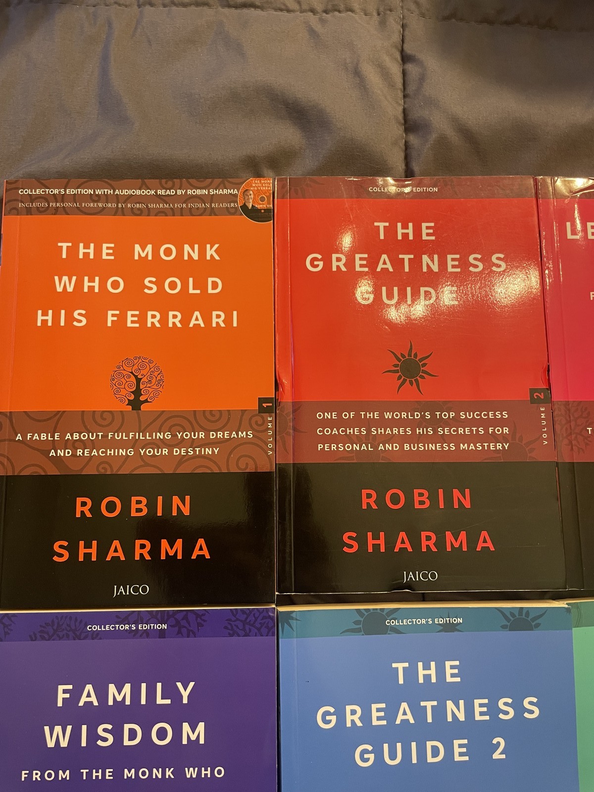 Robin Sharma Collector’s Edition 10 Volume Pack The Monk Who Sold His Ferrari