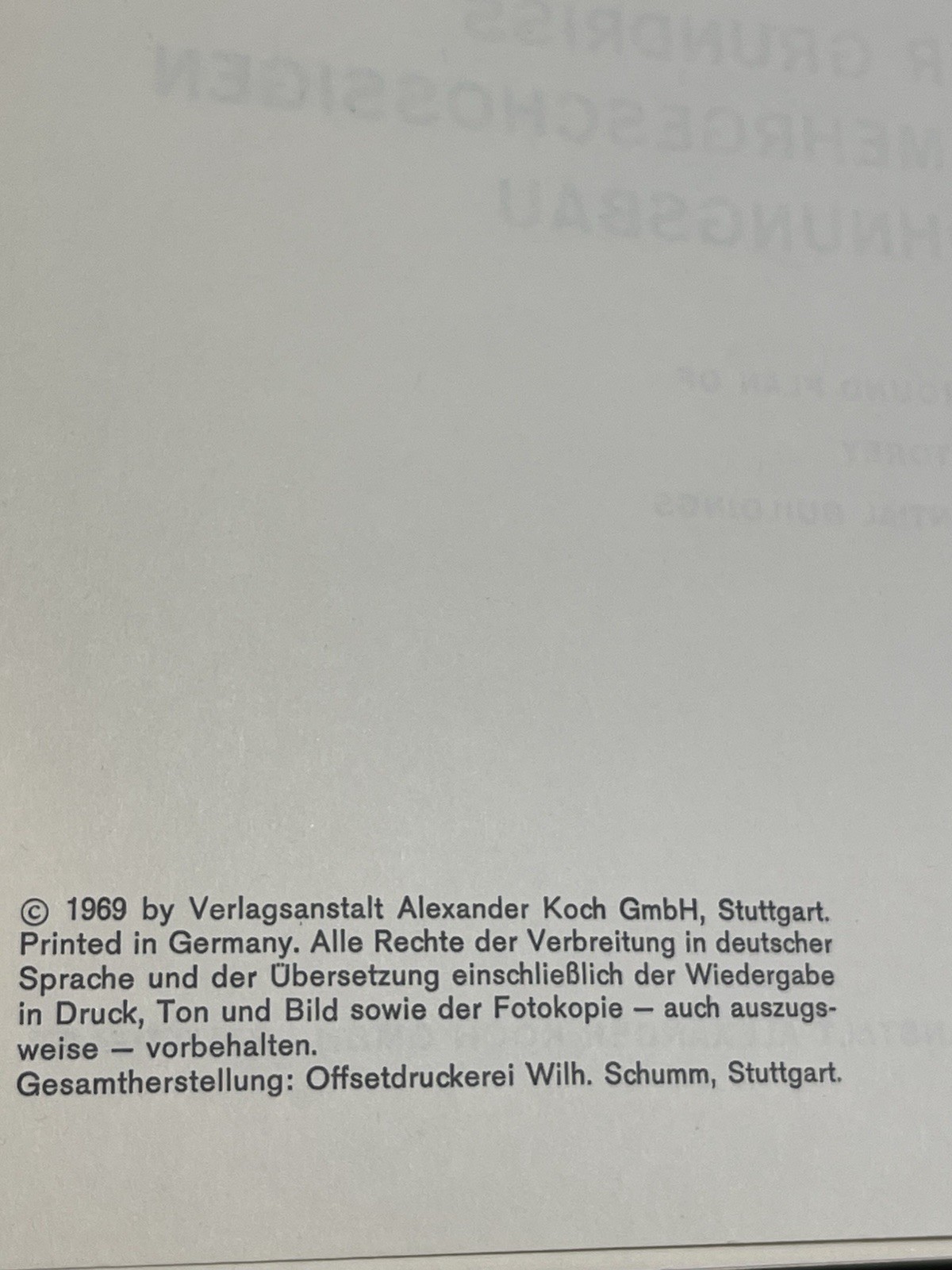 Hellmuth Sting-The Floor Plans In Multi-Story Apartment Buildings 1969 Germany