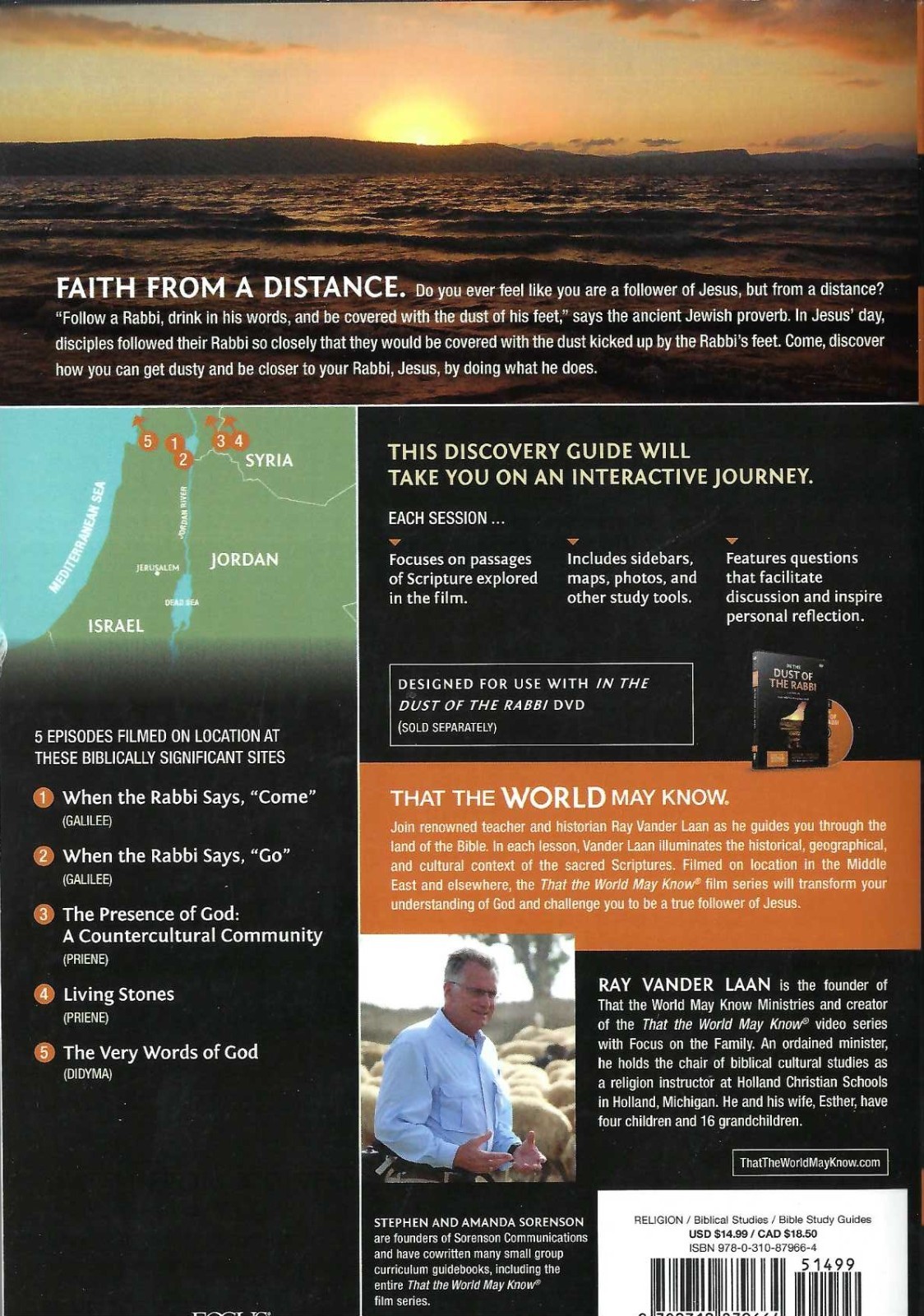 NEW In The Dust Of The Rabbi Faith Lessons DVD+Guide That The World May Know V.6