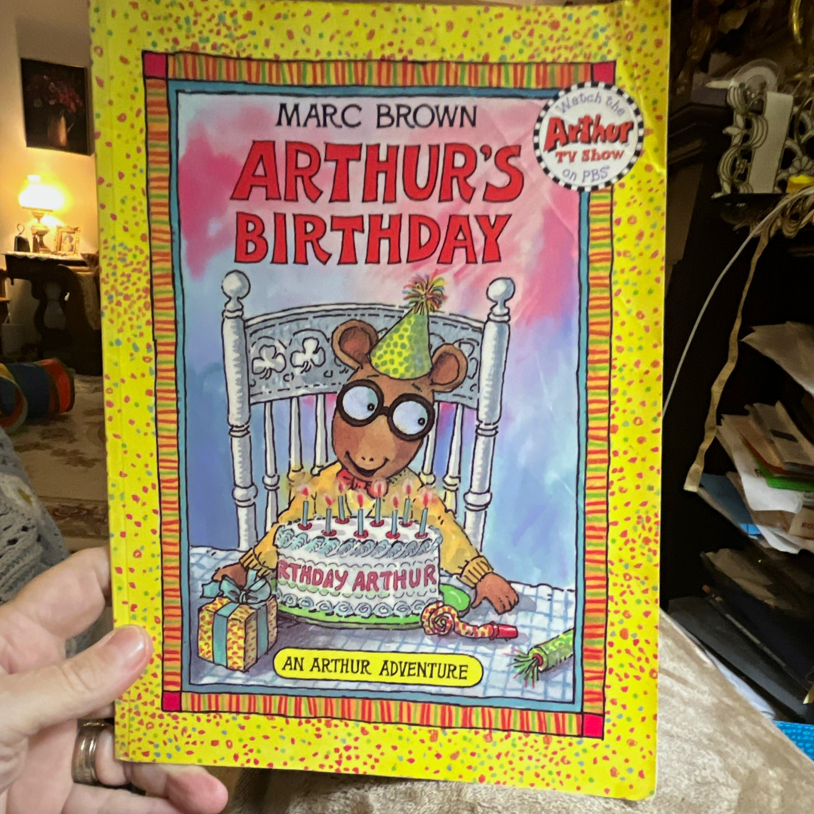 Marc Brown Arthur’s Birthday An Arthur Adventure PB 1989 1st Ed Illus Signed