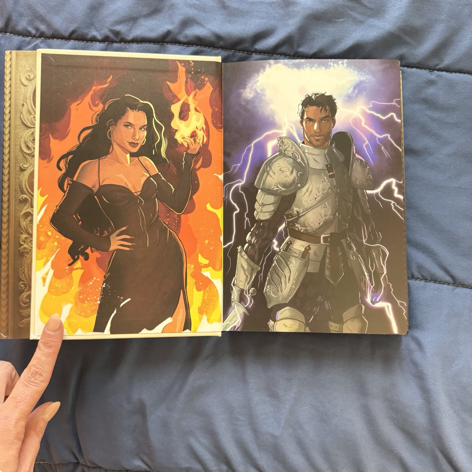 The Bookish Box THE BOOK OF AZRAEL Amber V. Nicole SPRAYED EDGES