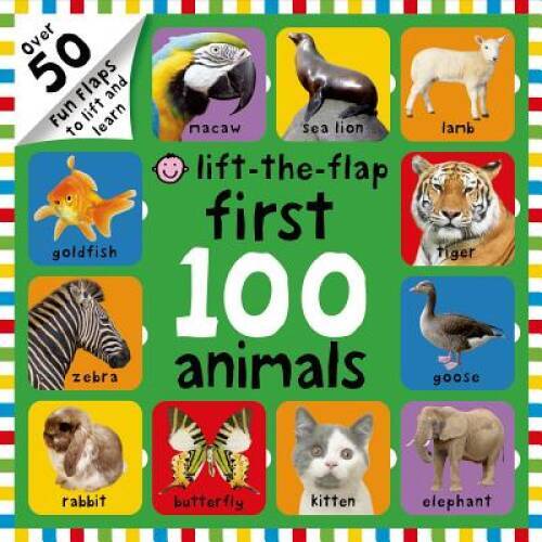 First 100 Animals Lift-the-Flap: Over 50 Fun Flaps to Lift and Learn – VERY GOOD