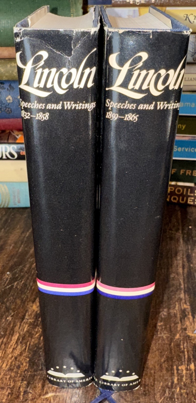 2 Vintage The Library of America – LINCOLN SPEECHES AND WRITINGS 1832-1865