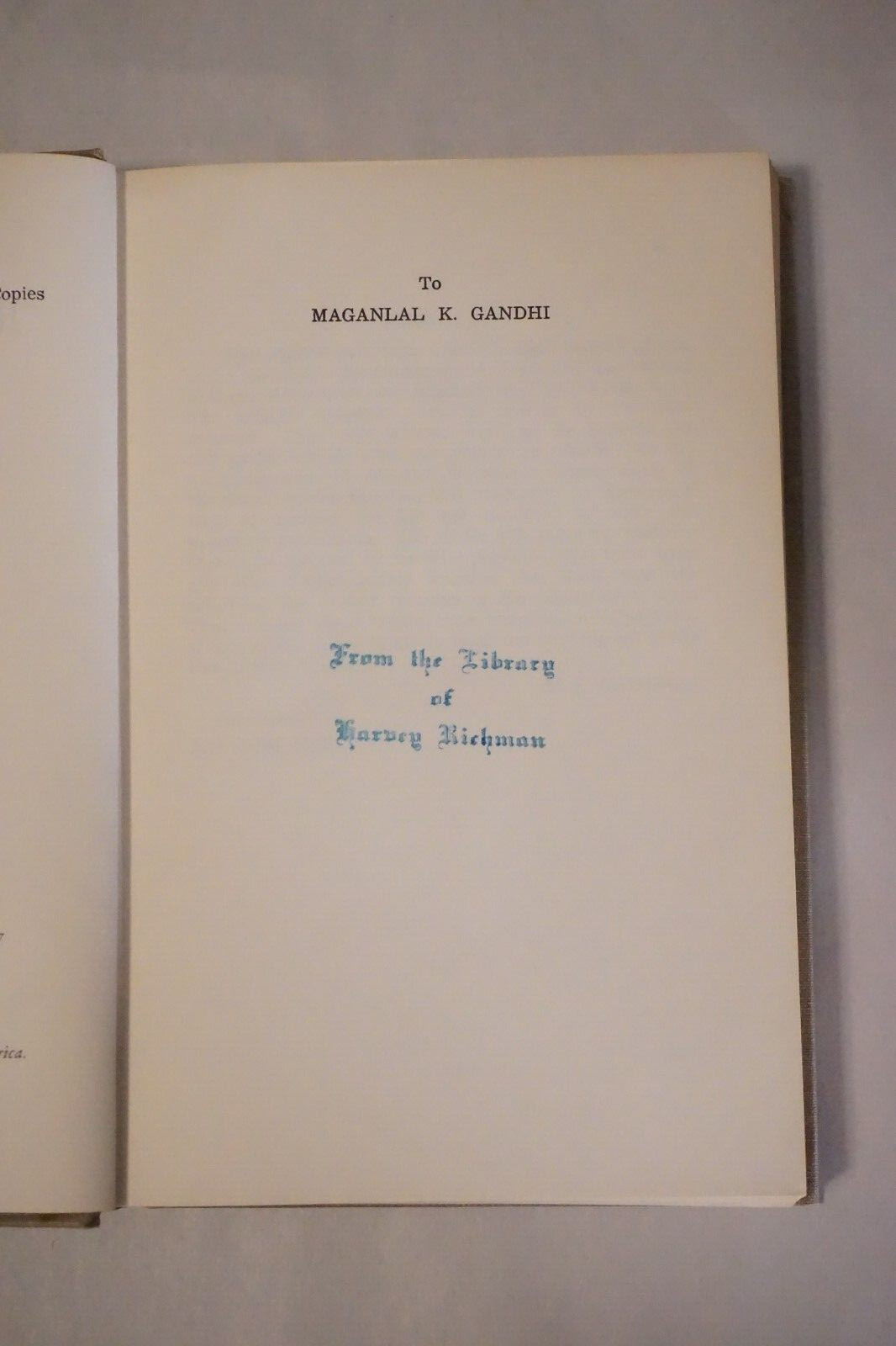 Satyagraha in South by M.K. Gandhi 1954 Hardcover