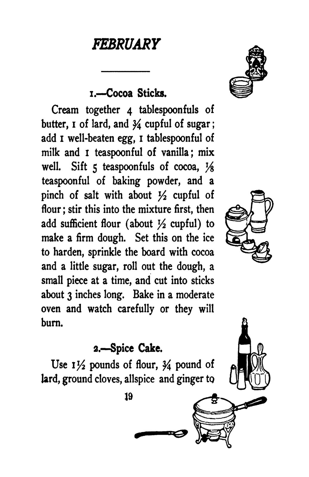 “1904” 365 Cakes and Cookies Vintage Cook Book 179 Pages