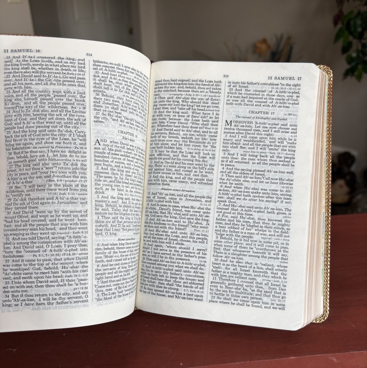 Nelson Open Bible KJV Genuine Cowhide Leather 1975 Personal Size in Box 647BR