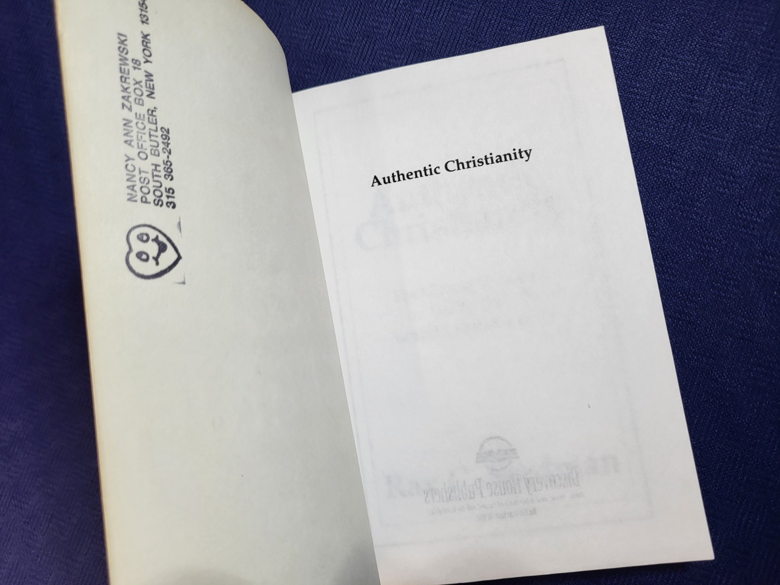 Authentic Christianity by Ray C. Stedman Living the Life of Faith with Integrity