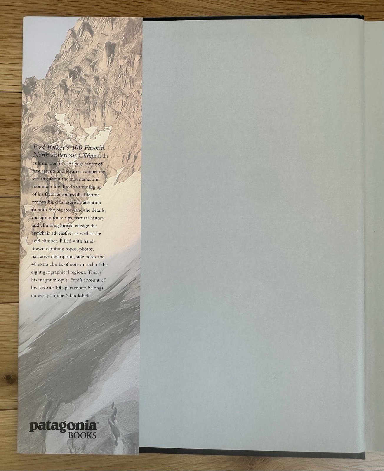 Fred Beckey – 100 Favorite North American Climbs – Patagonia Books – Signed #116