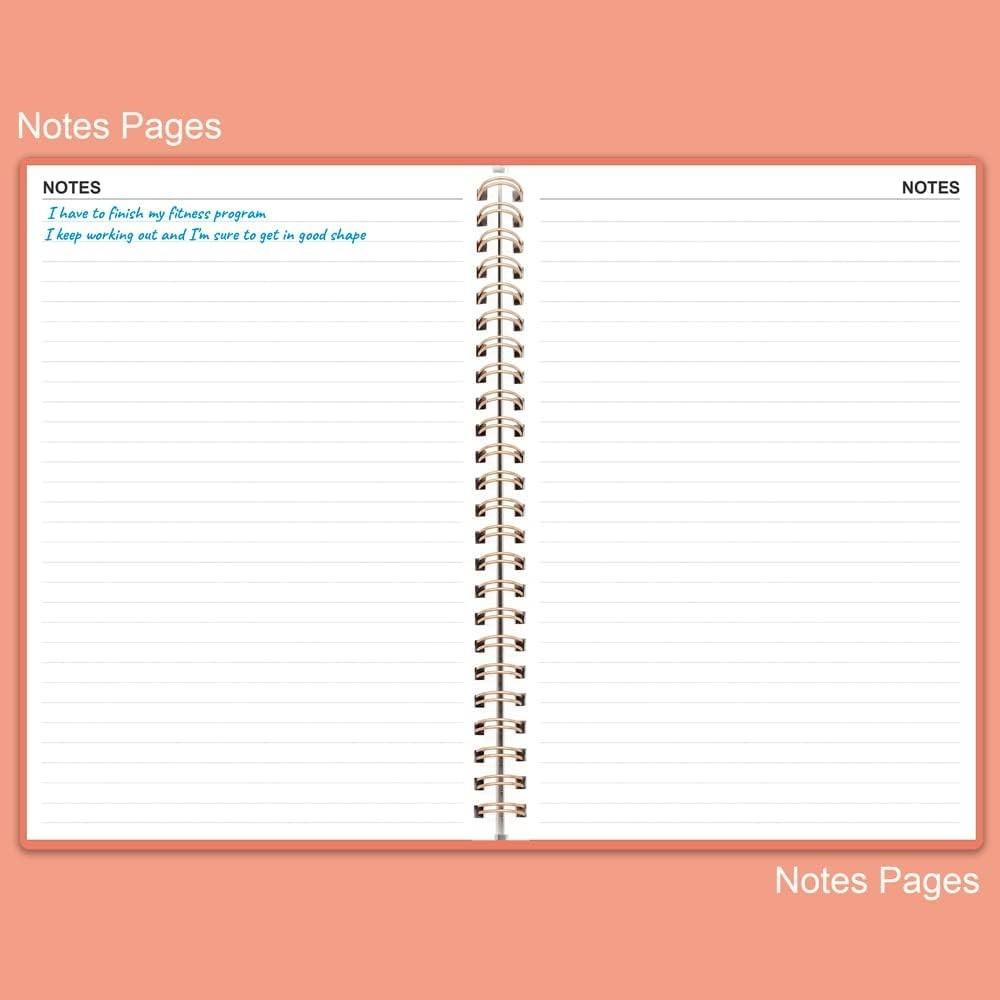 A5 Workout Planner for Weight Loss – 136 Pages with Health Tracking Layout