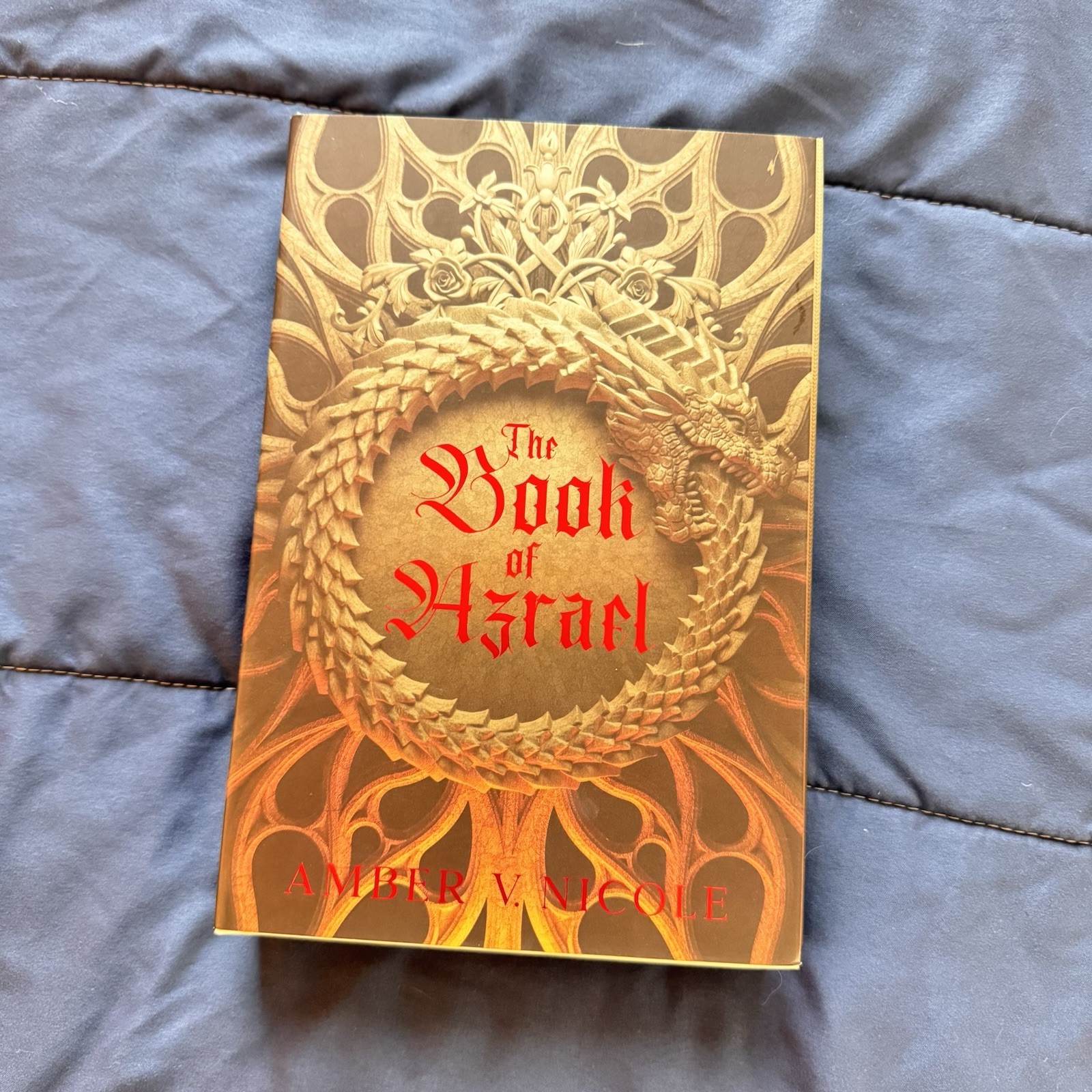 The Bookish Box THE BOOK OF AZRAEL Amber V. Nicole SPRAYED EDGES