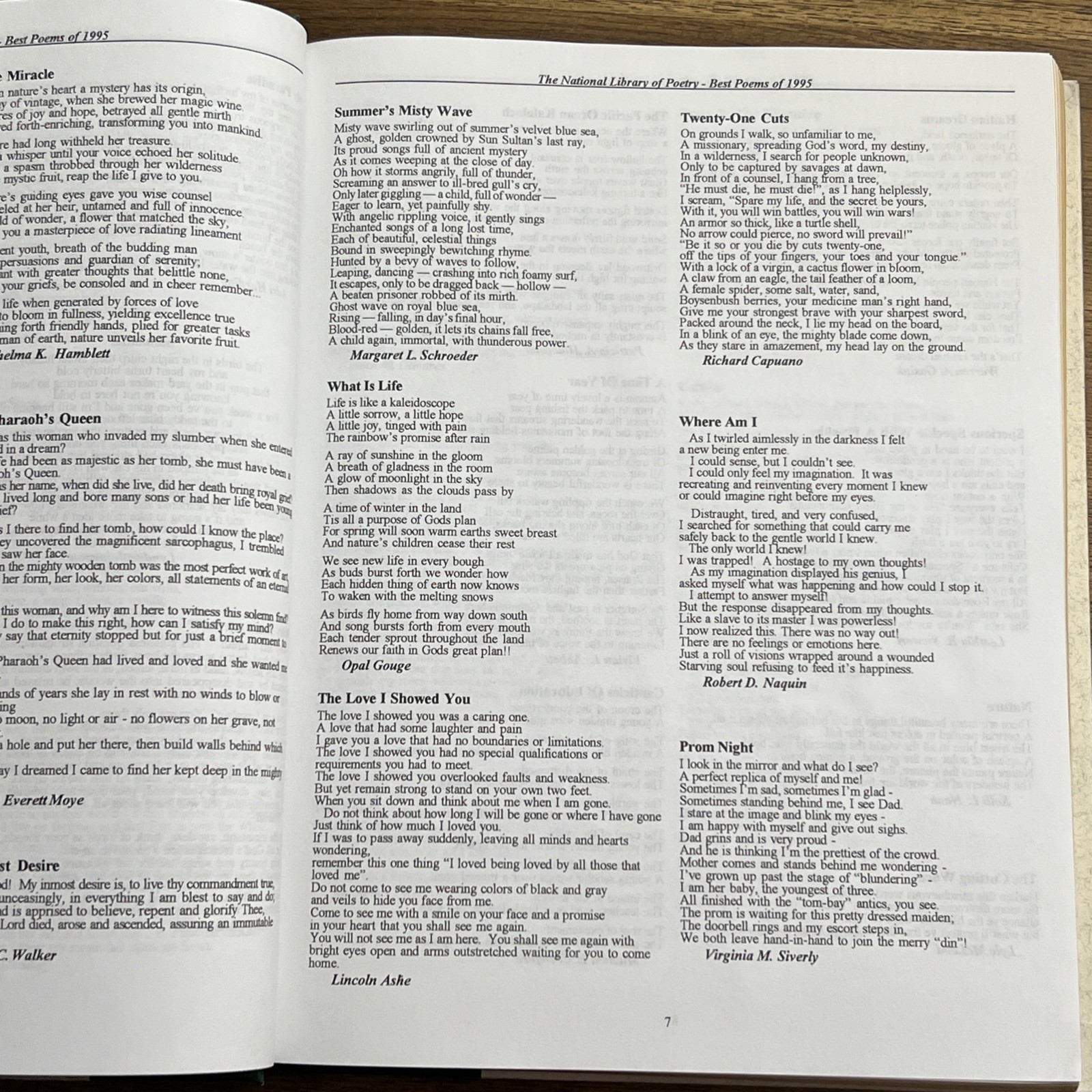Best Poems Of 1995 – The National Library Of Poetry Hardcover Book