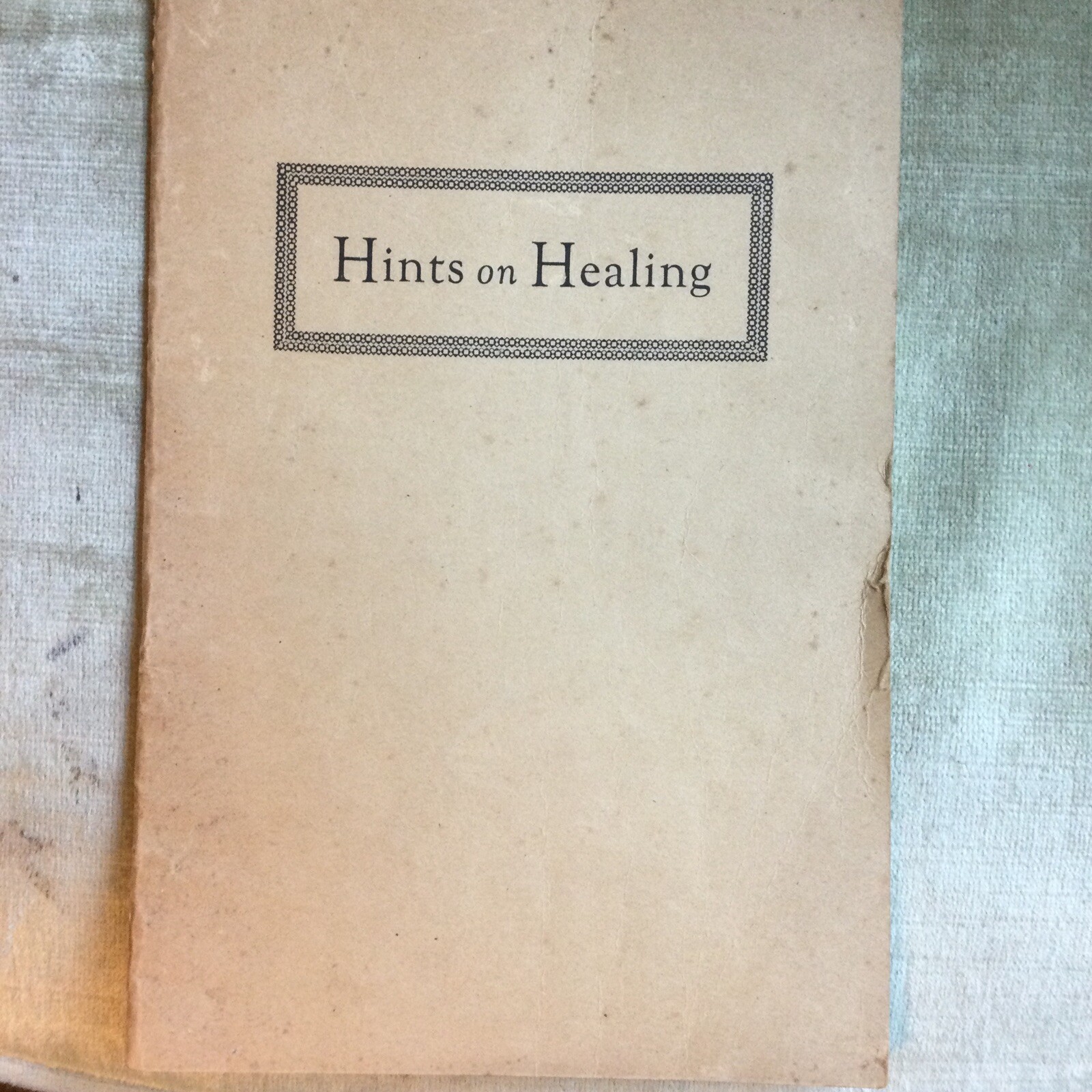 Hints On Healing
