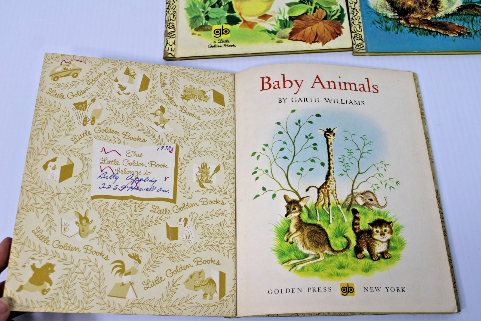 5 Vintage Little Golden Books- Baby Shower Gift Retro Nursery Cozy Kids’ Stories