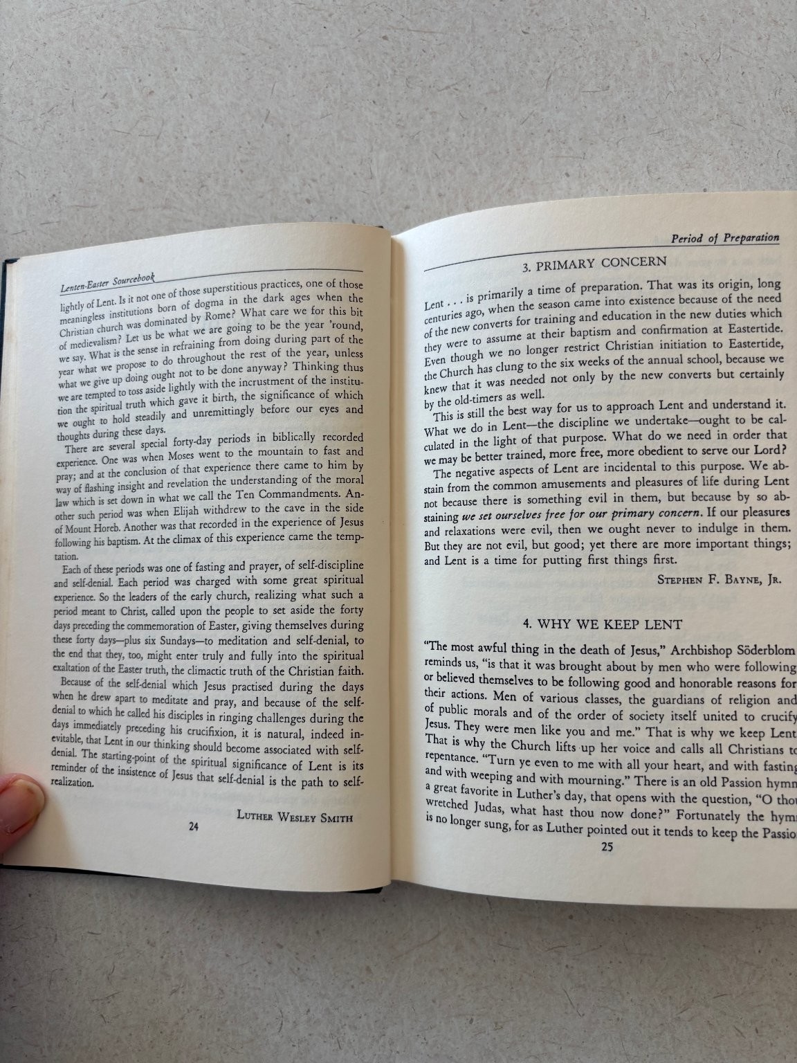 Lenten-Easter Sourcebook Charles L. Wallis 1961 Abingdon Press Christian