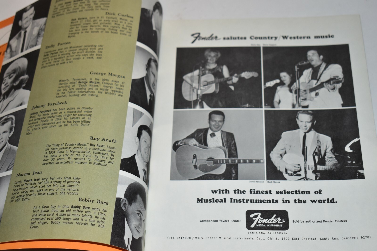 Country Music Scrapbook 1967Johnny Cash Hank Jr Tex Ritter – 24 Pages