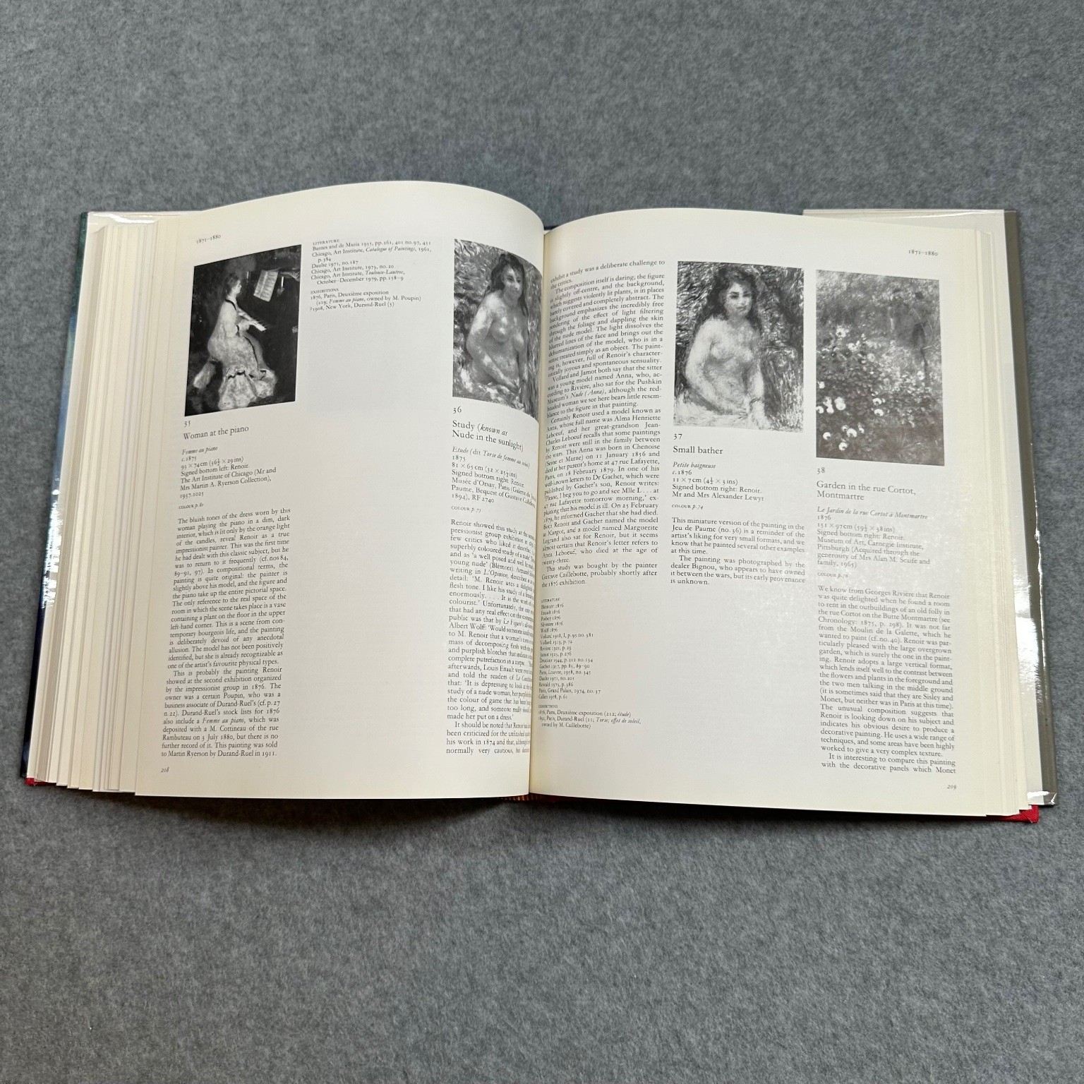 Renoir 1981 Harry N. Abrams Art Book Exhibition Catalog Illustrated