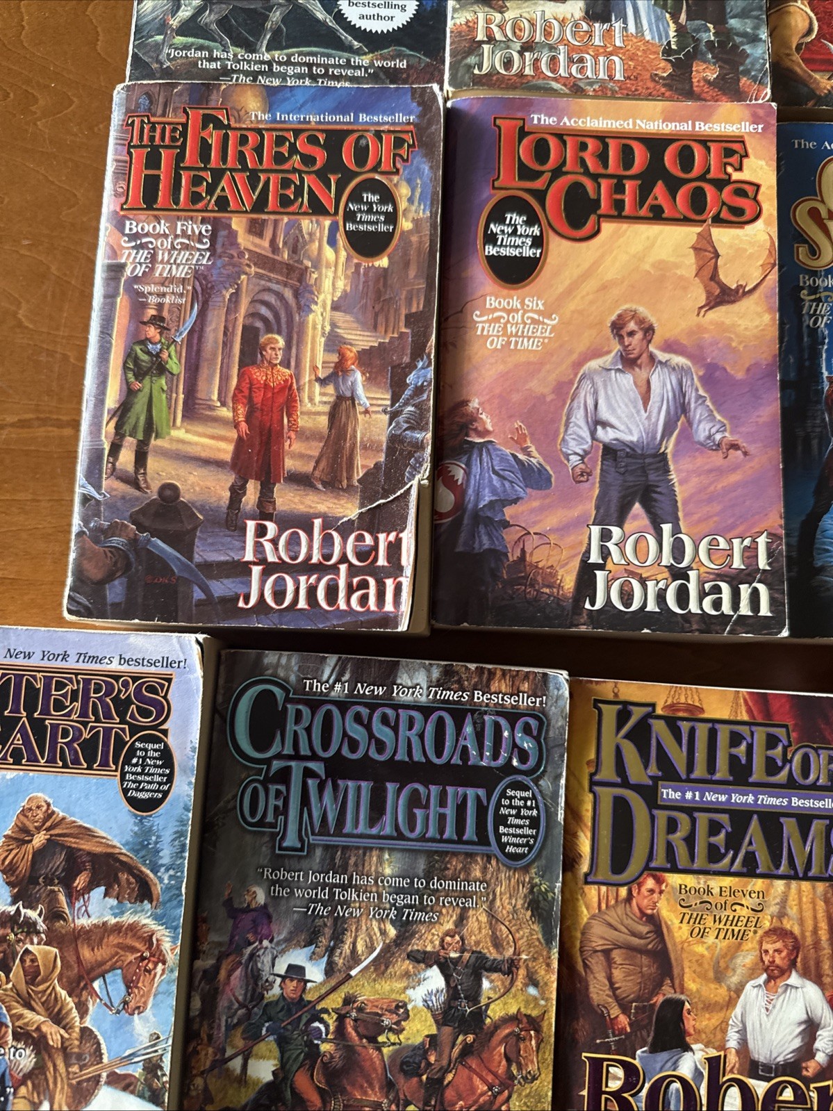 The Wheel of Time Complete Set 1-14 + prequel 15 PB Books Robert Jordan