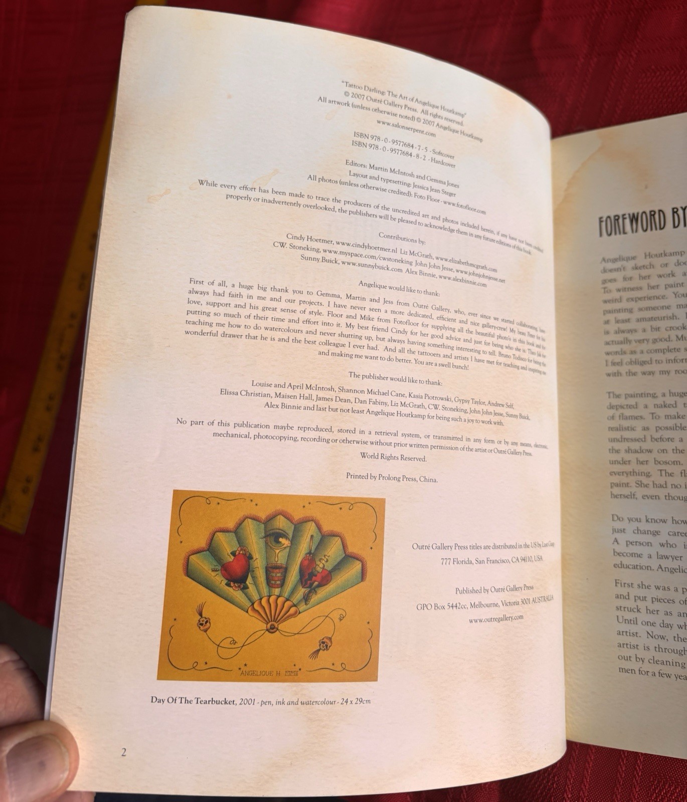 Tattoo Darling: The Art of Angelique Houtkamp Aeawa 2007, 1st Print
