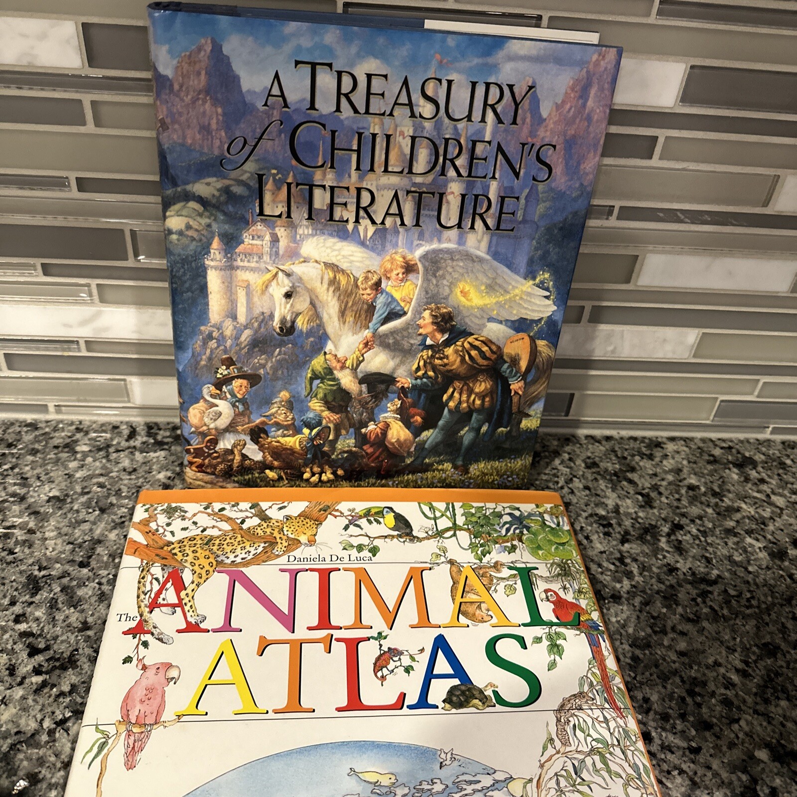 VTG 📚A Treasury Of Children’s Literature” Armand Eisen HCDJ 1992+ Animal Atlas