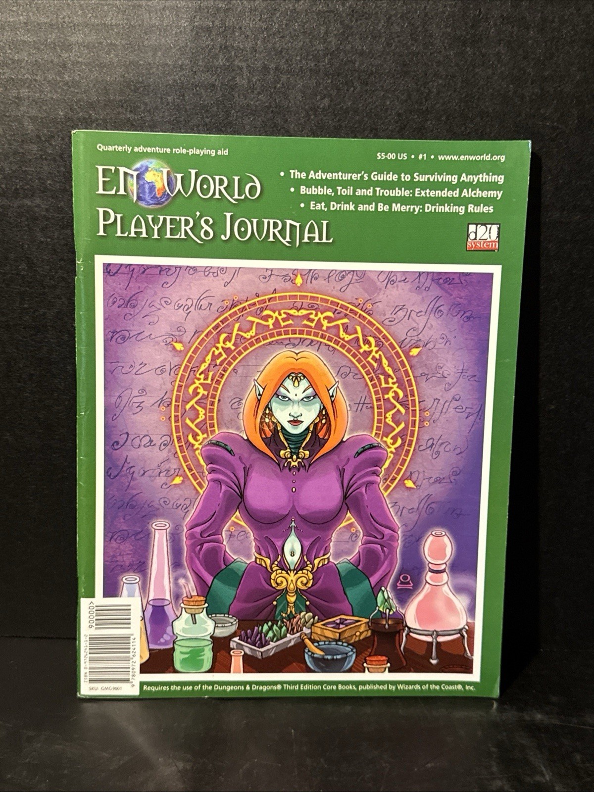 En World Gamer Lot Issues #1 #2 #1 d20 Wizards of the Coast RPG NEW 27B