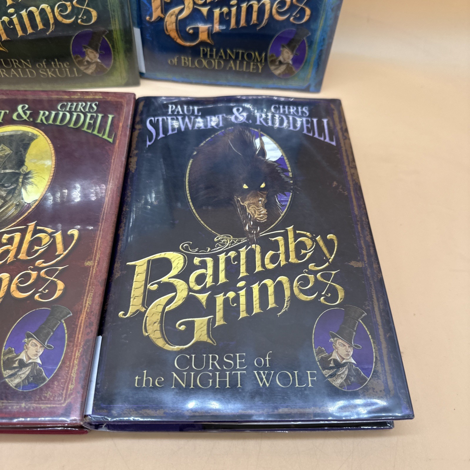 Barnaby Grimes Complete Series Paul Stewart Chris Riddell HC Illustrated 4 Books