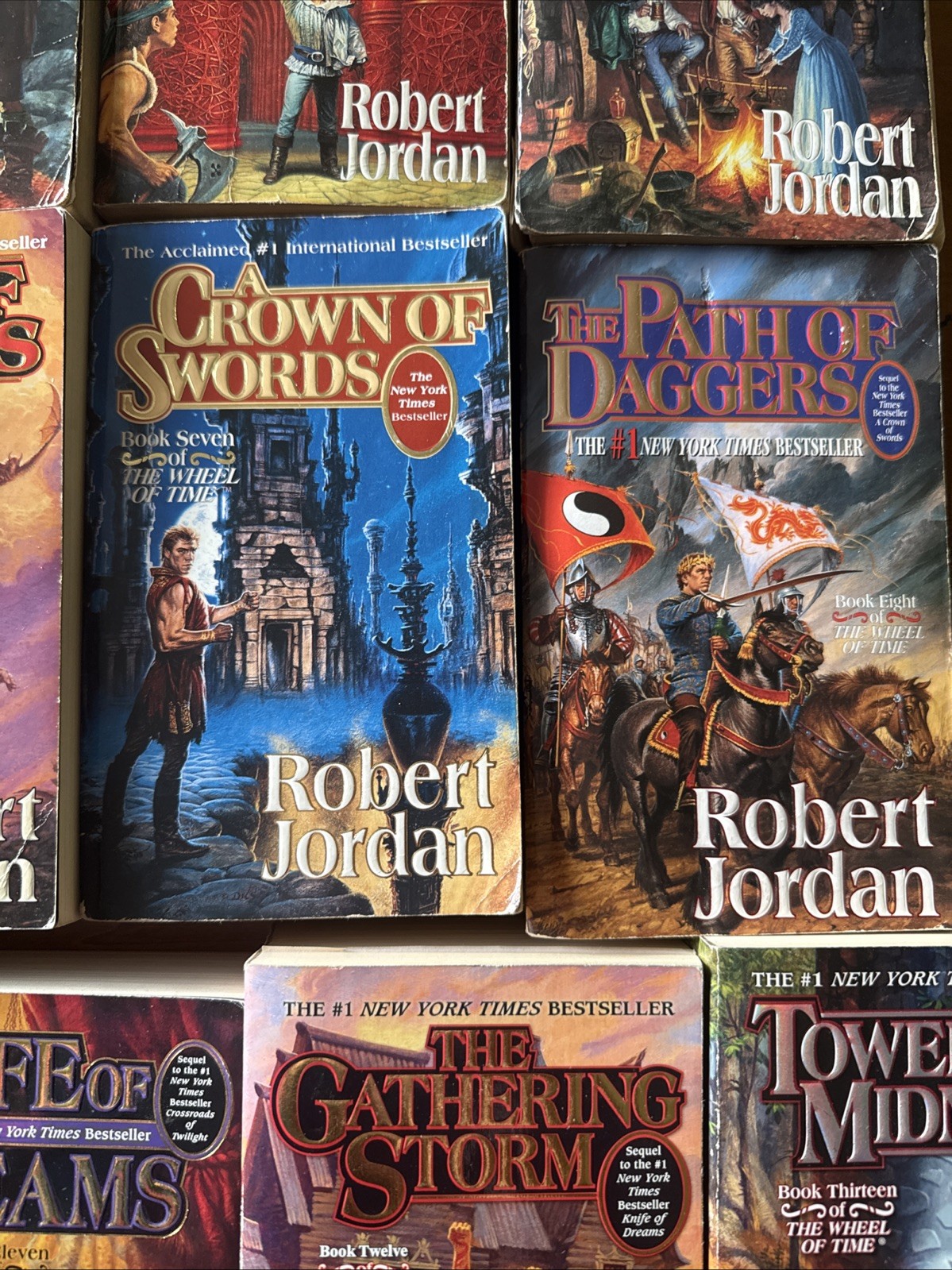 The Wheel of Time Complete Set 1-14 + prequel 15 PB Books Robert Jordan