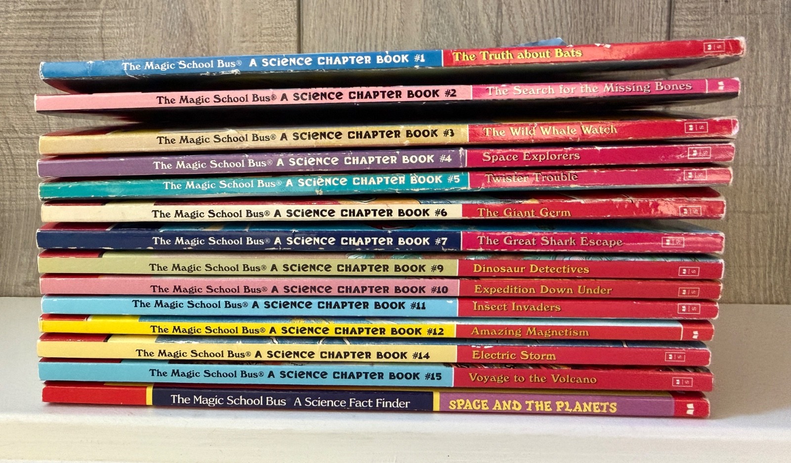 Magic School Bus Chapter Books Science Series Lot Of 14 (#1-12, 14, 15, +)