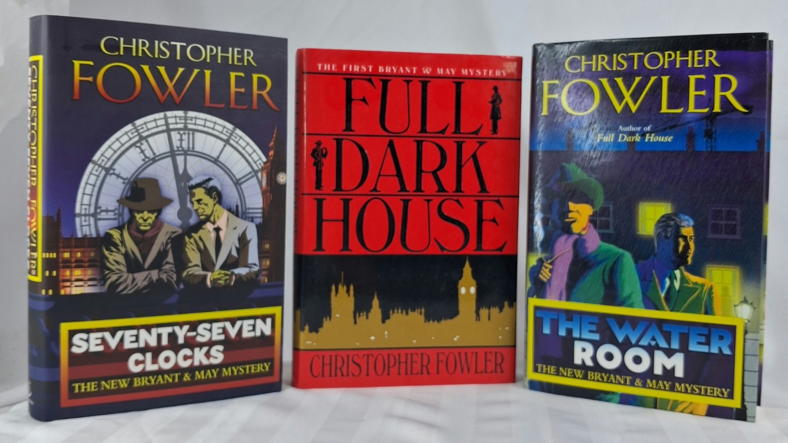 5 Christopher Fowler Bryant & May Series Seventy-Seven Clocks Signed HBDJ