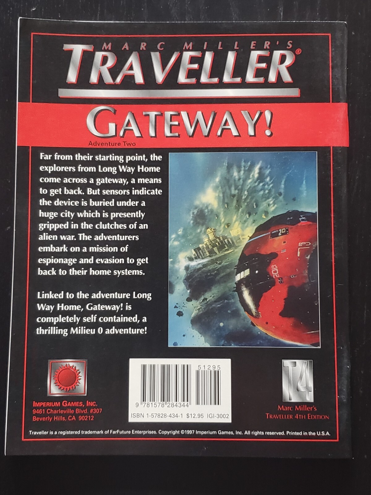 Marc Miller’s Traveller GATEWAY 4th Edition Softcover