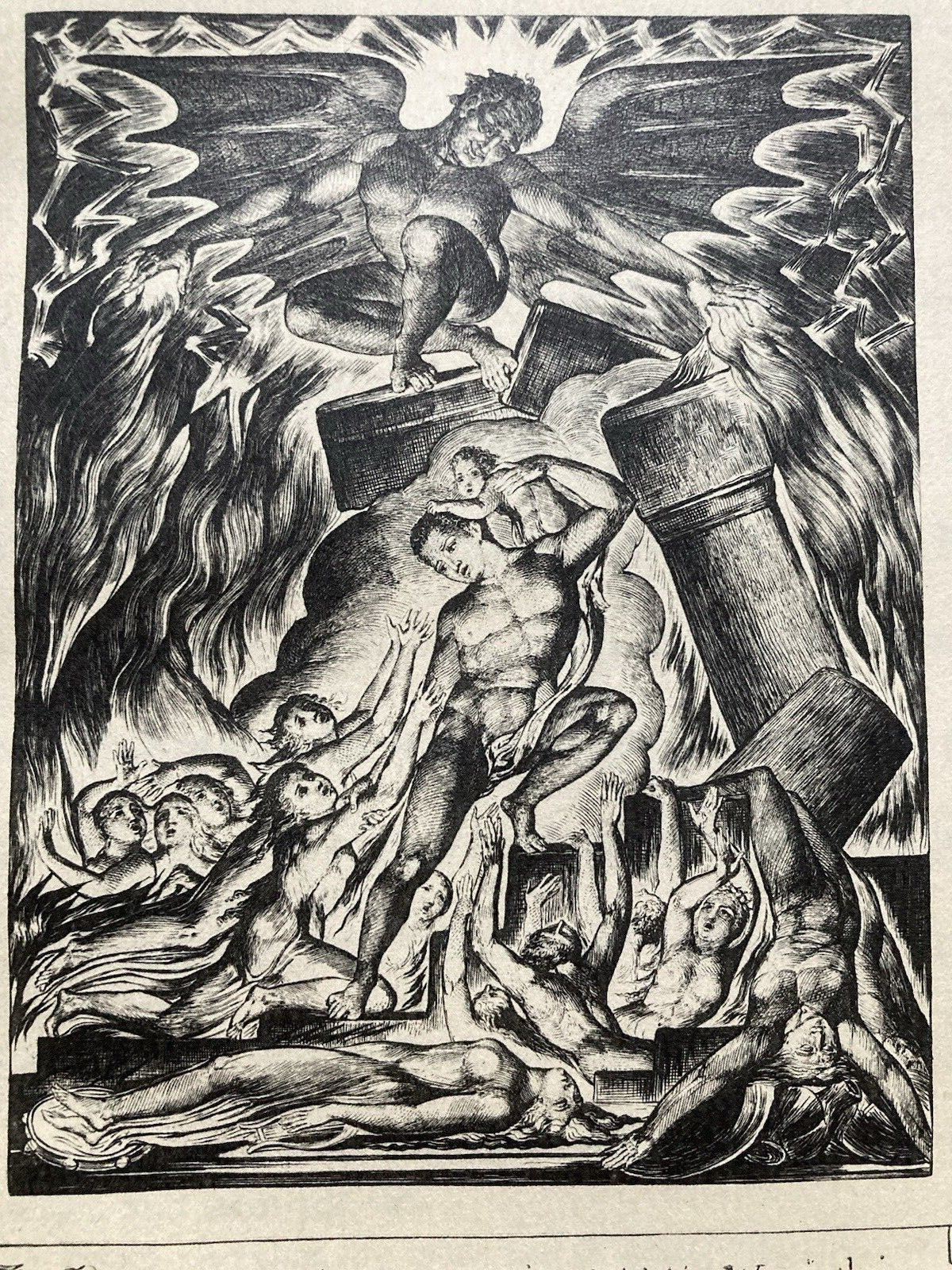WILLIAM BLAKE THE BOOK OF JOB 22 ENGRAVINGS LETTERPRESS 1927 ART RELIGION BIBLE