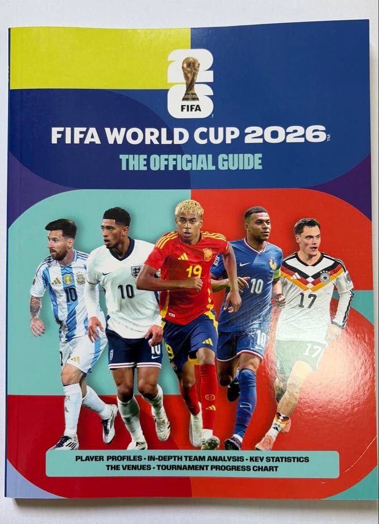 FIFA World Cup 2026 Official Guide Book US Edition 24cm x 18cm 128P New