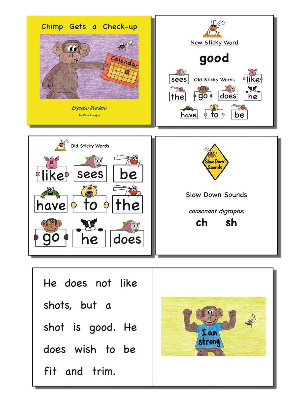 Decodable Book Set, Step 3 6 Books Staple Bound