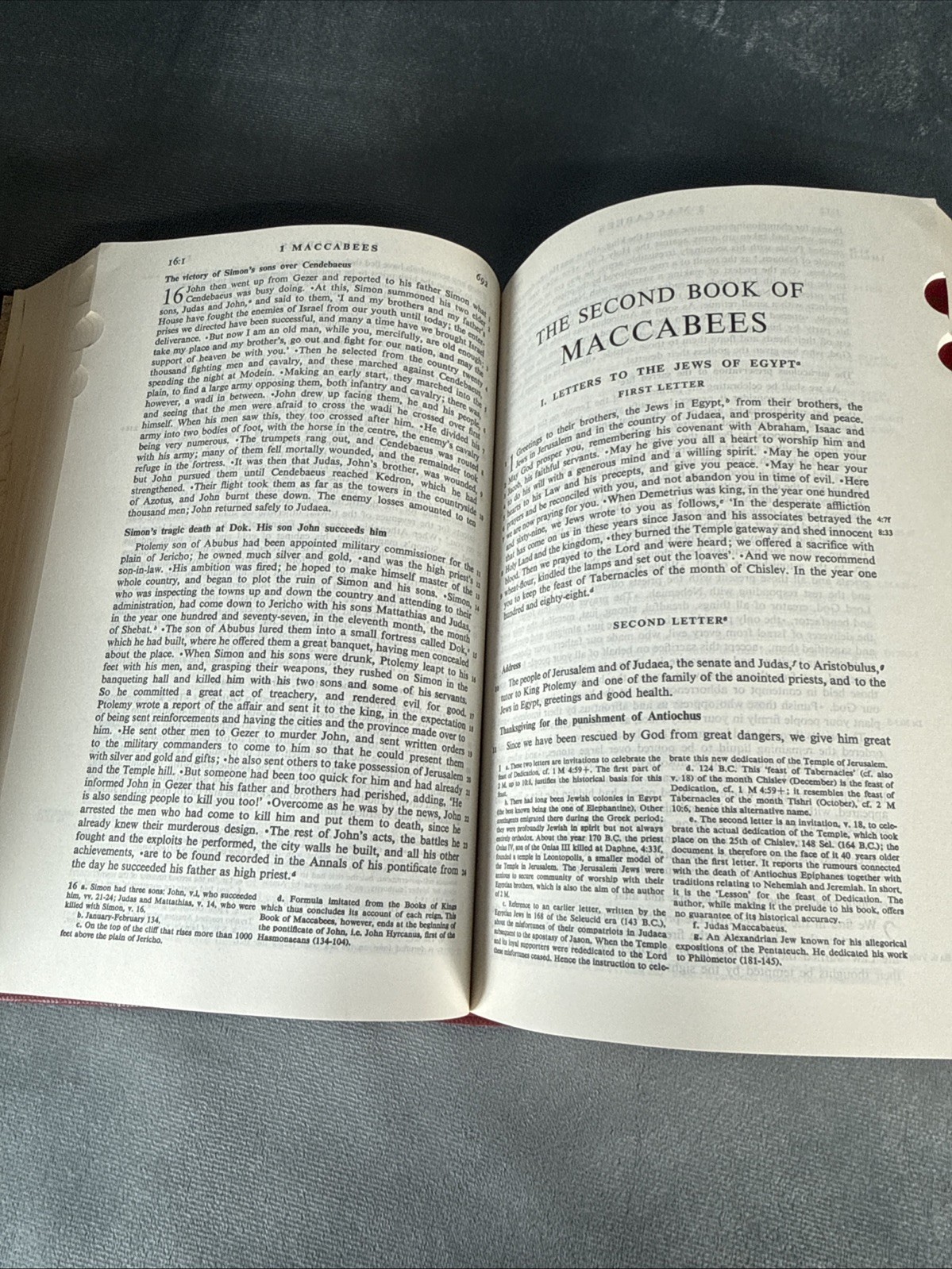 1966 Jerusalem Bible Doubleday Catholic Bible Thumb Indexed Hardcover Slipcase